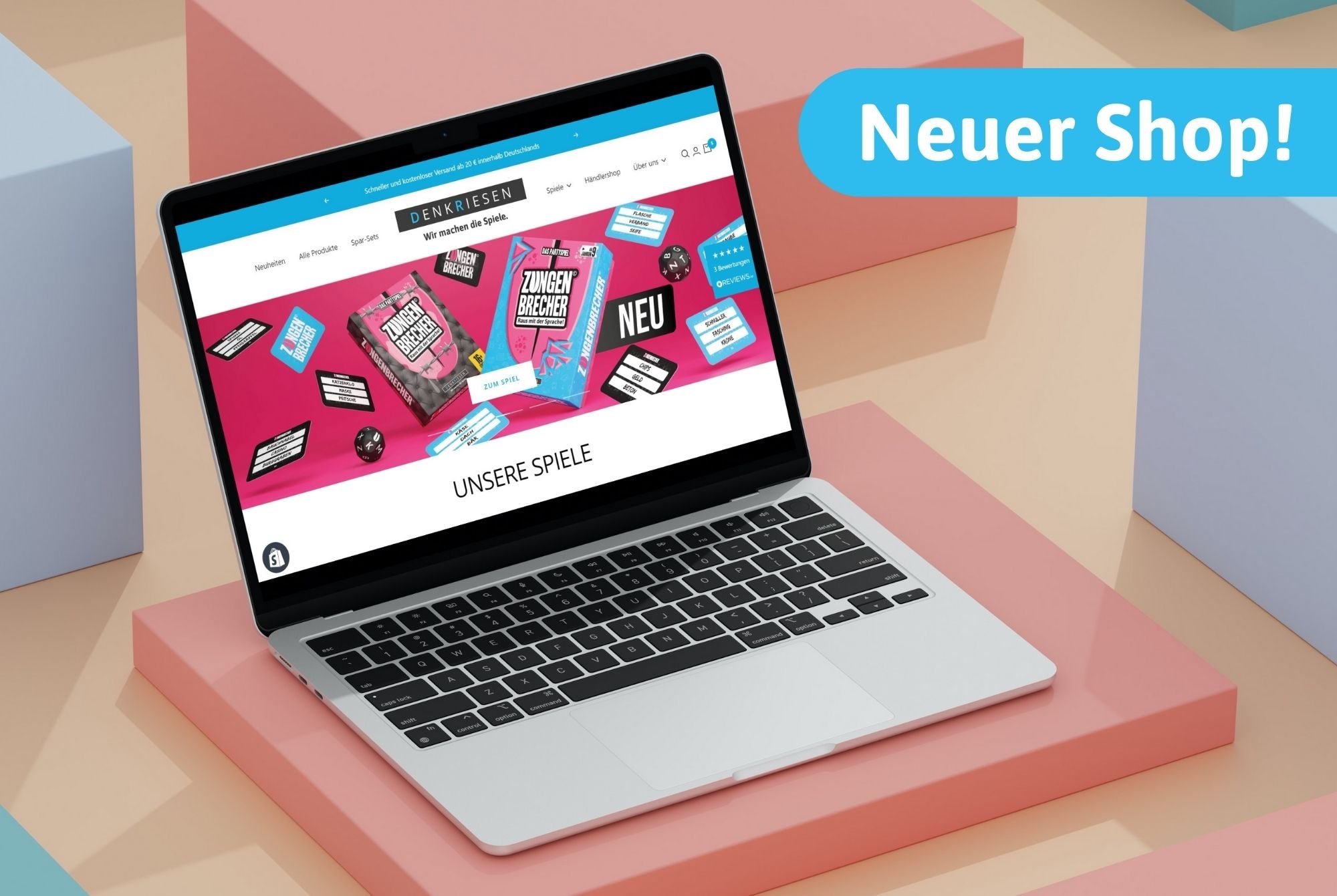 Willkommen in unserem neuen Online-Shop!