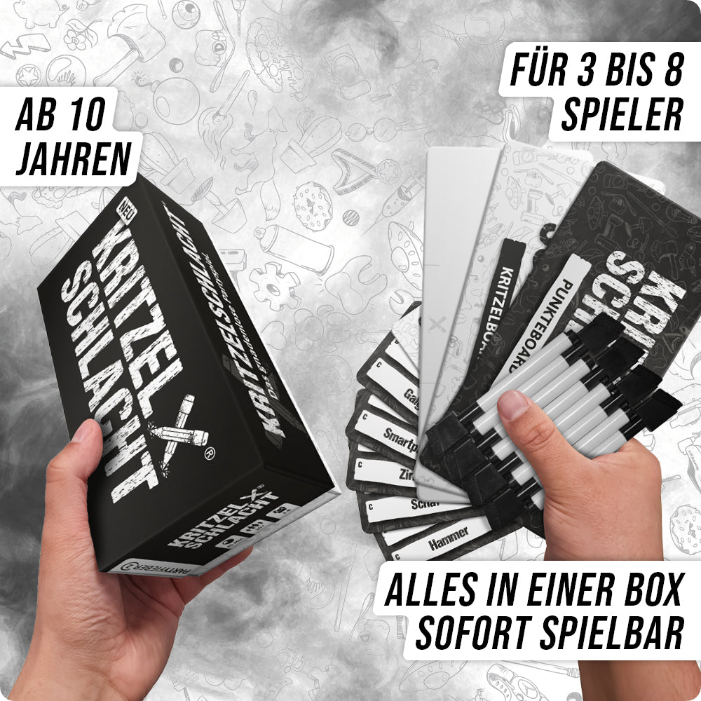 PARTYFIEBER - KRITZELSCHLACHT® "Das gnadenlose Partyspiel"