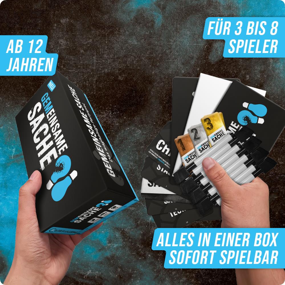 PARTYFIEBER - GEMEINSAME SACHE "Das waghalsige Partyspiel"