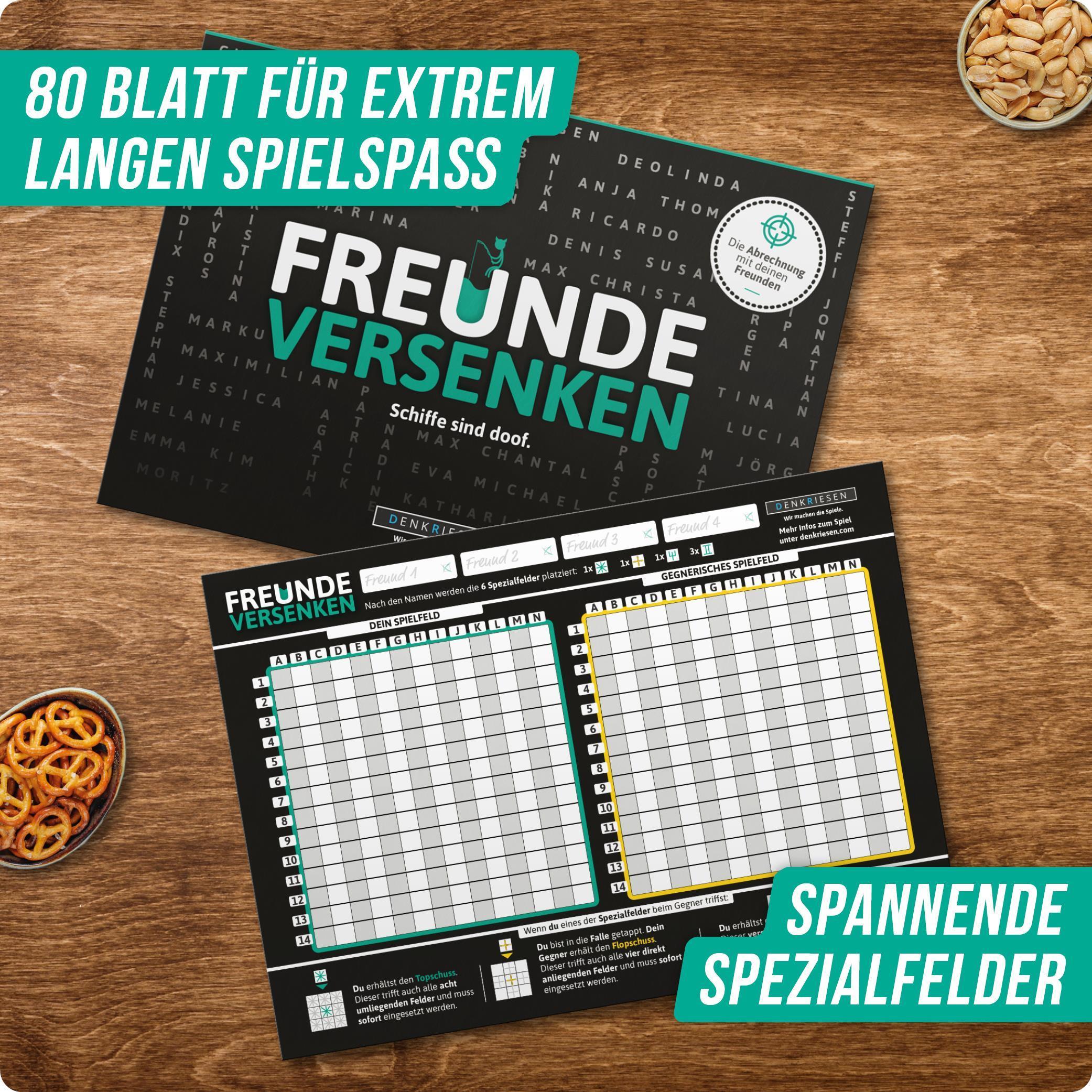 FREUNDE VERSENKEN® "Schiffe sind doof" - Schiffe versenken neu aufgelegt