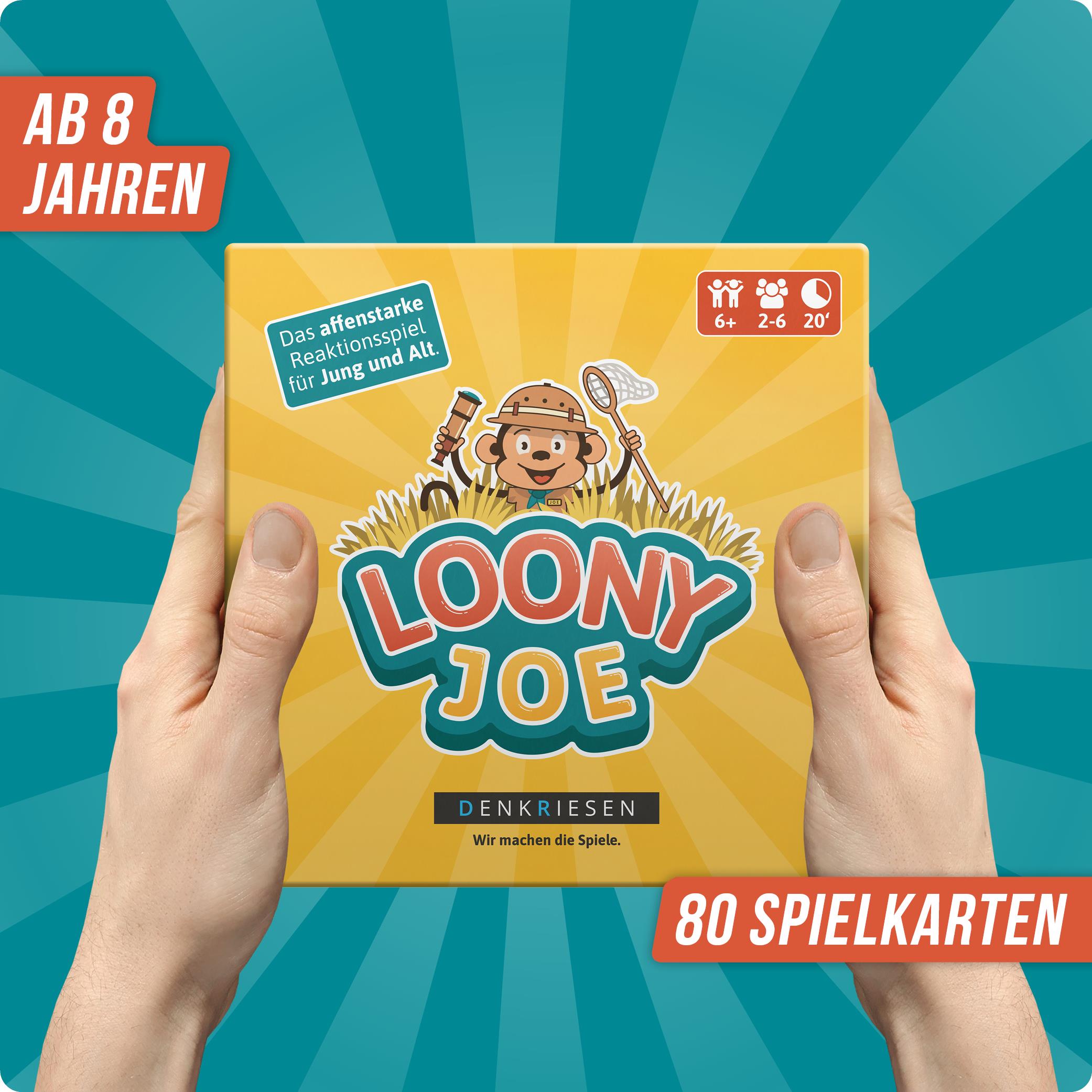 Loony Joe® – "Das affenstarke Reaktionsspiel für Jung und Alt."