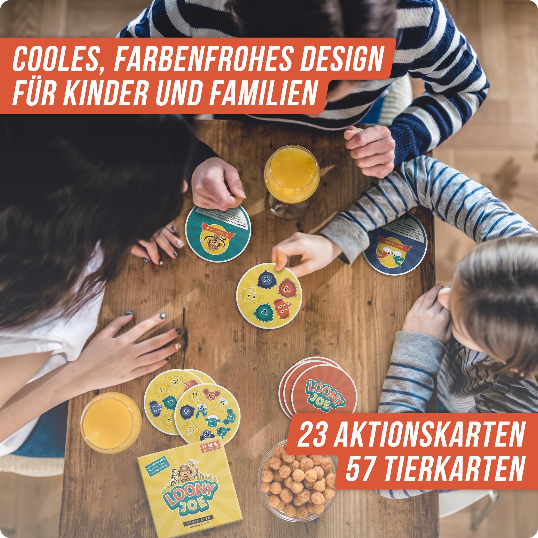 LOONY JOE® "Das affenstarke Reaktionsspiel für Jung und Alt"
