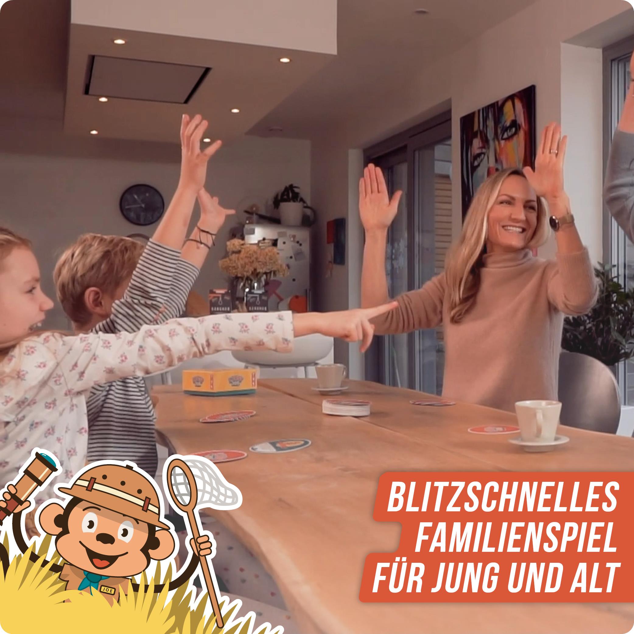 LOONY JOE® "Das affenstarke Reaktionsspiel für Jung und Alt"