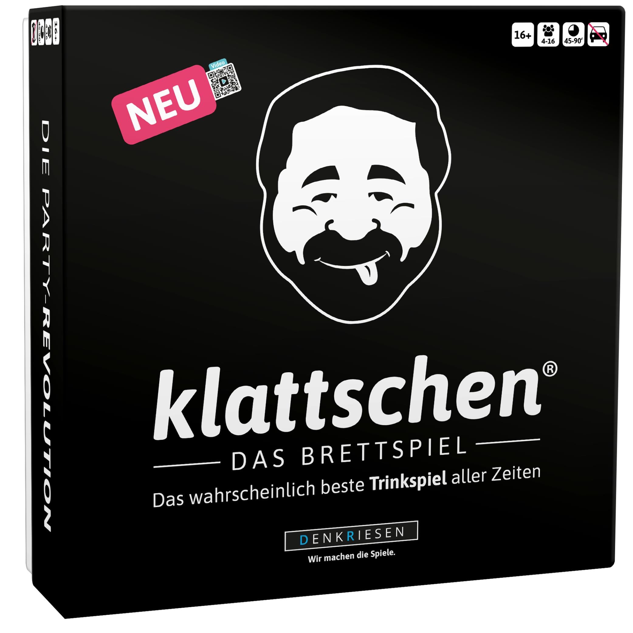 klattschen® - Trinkspiel - DAS BRETTSPIEL "Das wahrscheinlich beste Trinkspiel aller Zeiten"
