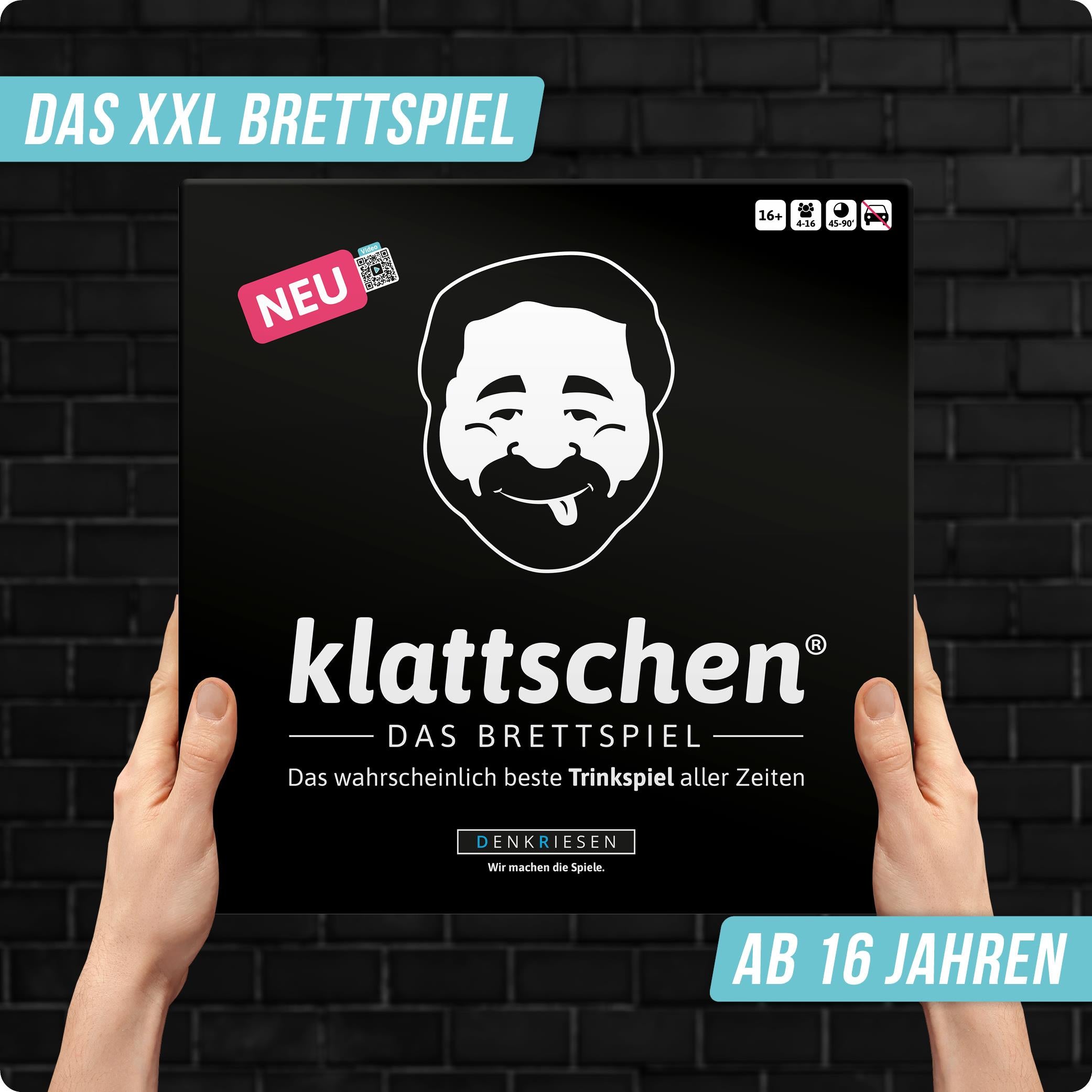 klattschen® - Trinkspiel - DAS BRETTSPIEL "Das wahrscheinlich beste Trinkspiel aller Zeiten"
