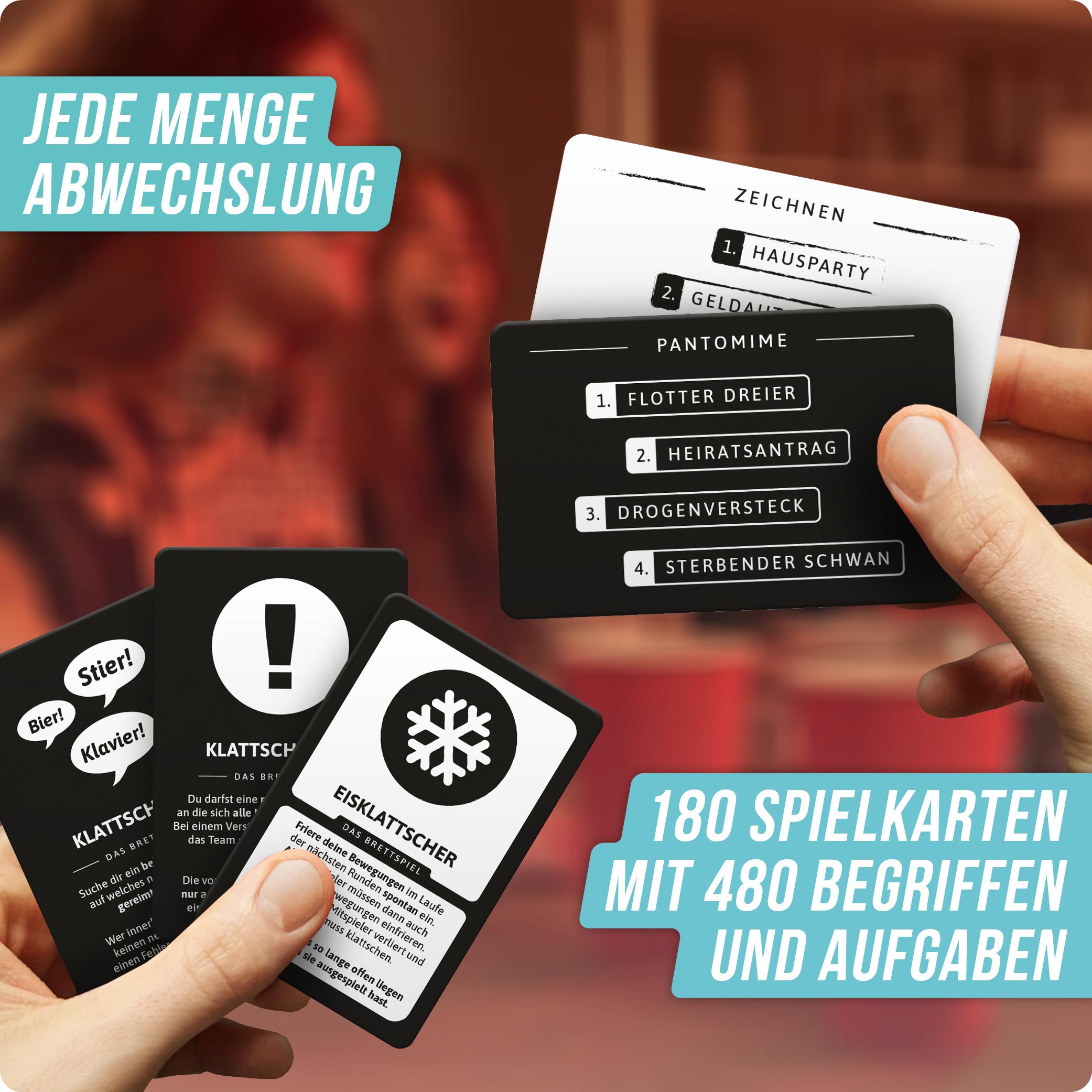 klattschen® - Trinkspiel - DAS BRETTSPIEL "Das wahrscheinlich beste Trinkspiel aller Zeiten"