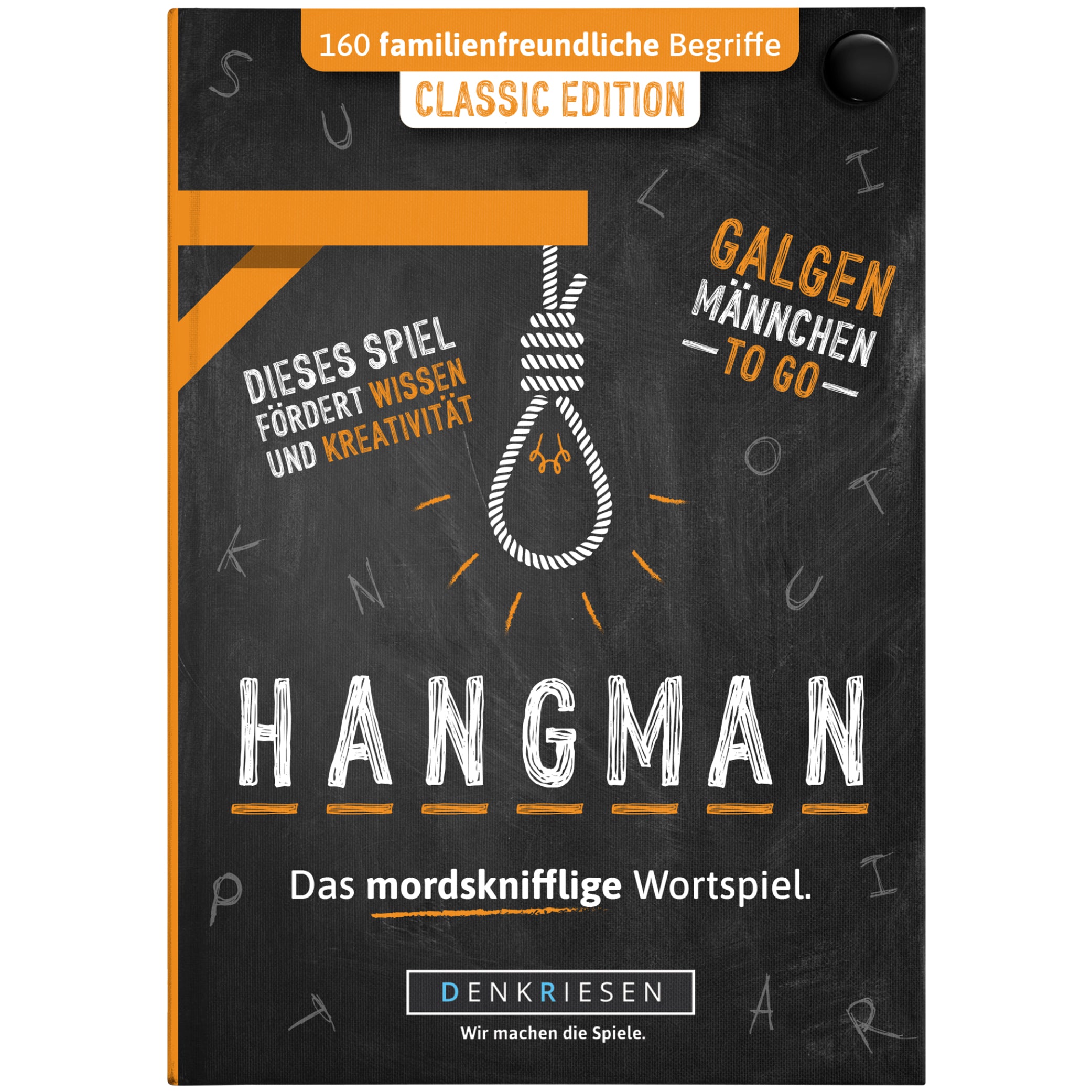 HANGMAN® | Classic Edition – "Das mordsknifflige Wortspiel."