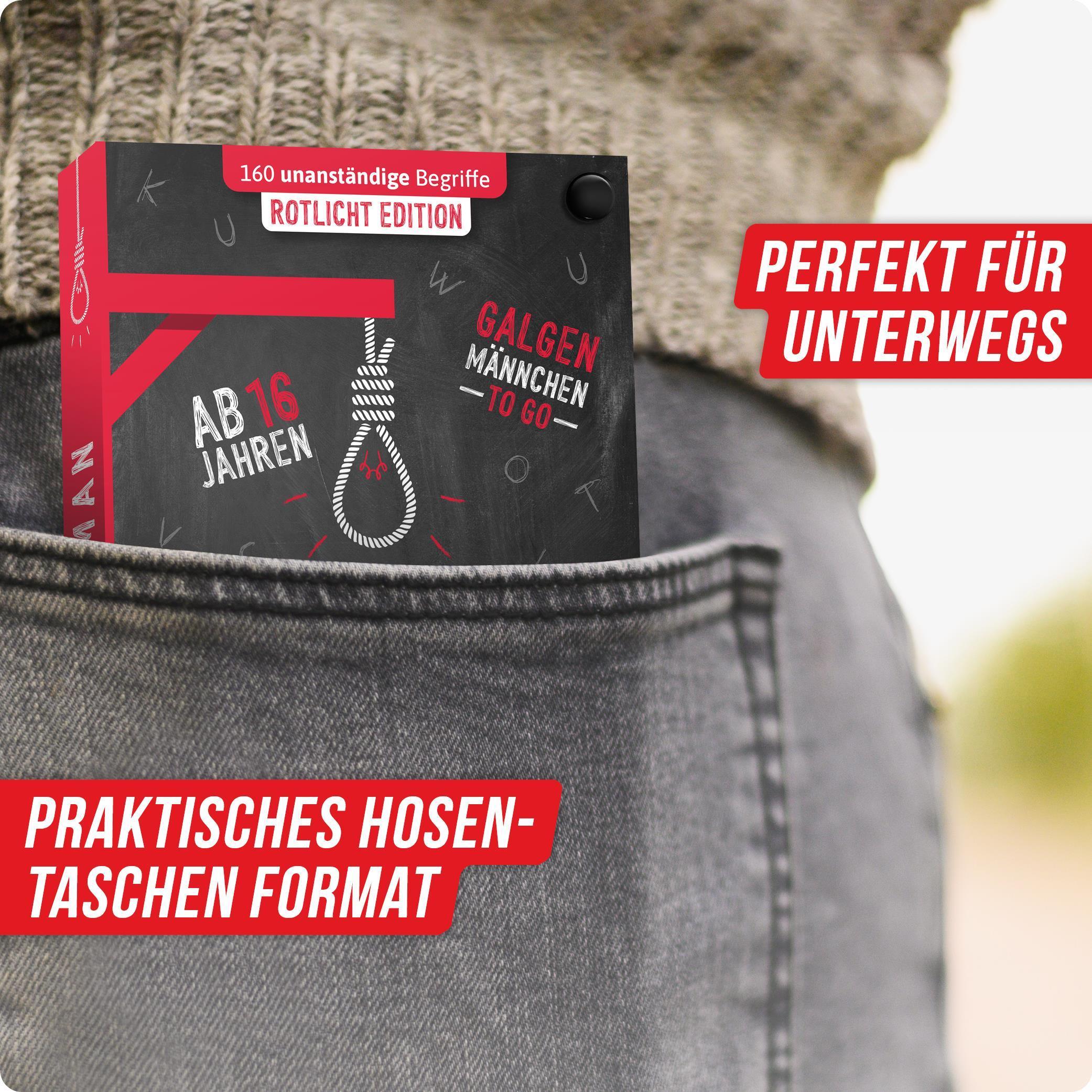 HANGMAN® - ROTLICHT EDITION "Galgenmännchen TO GO"