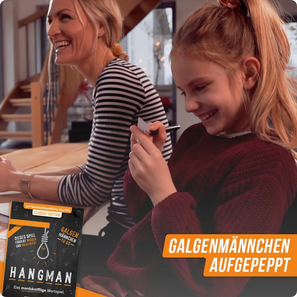 Spar-Set Valeria - CLASSIC EDITION - "Intelligenz ist relativ" - STADT LAND VOLLPFOSTEN® - Spielblock + Kartenspiel + HANGMAN "Galgenmännchen TO GO"