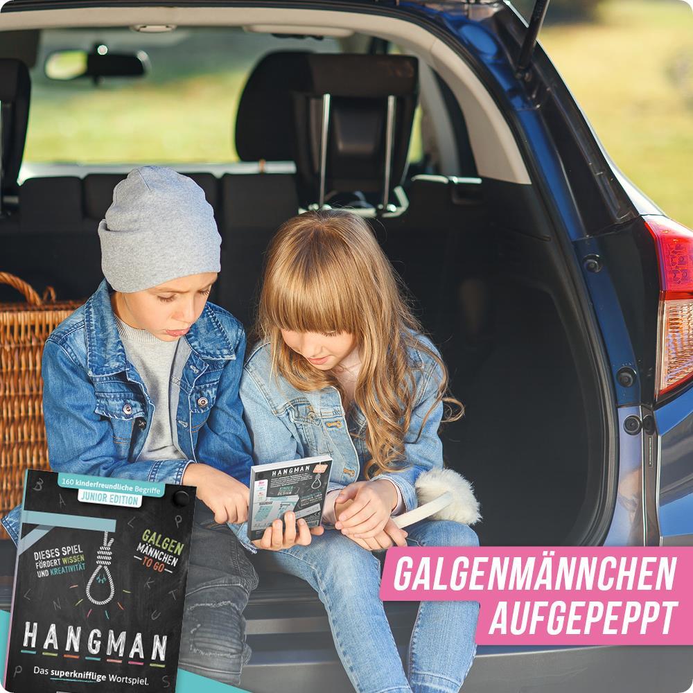 Spar-Set Elias – STADT-LAND VOLLPFOSTEN "Junior EDITION" Spielblock + HANGMAN "Junior EDITION”