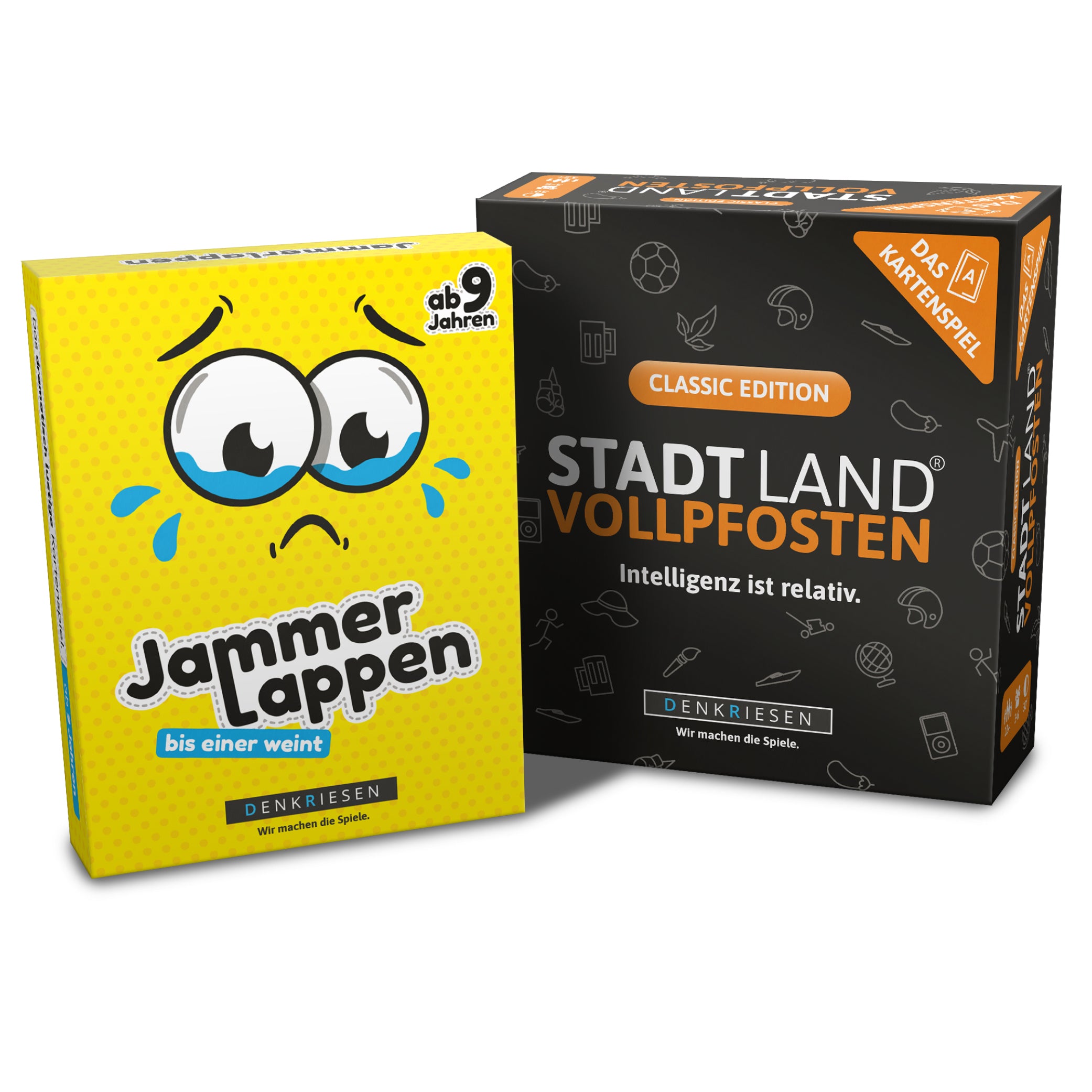 Spar-Set Christina | JAMMERLAPPEN® | Stadt Land Vollpfosten® Classic Edition - Das Kartenspiel