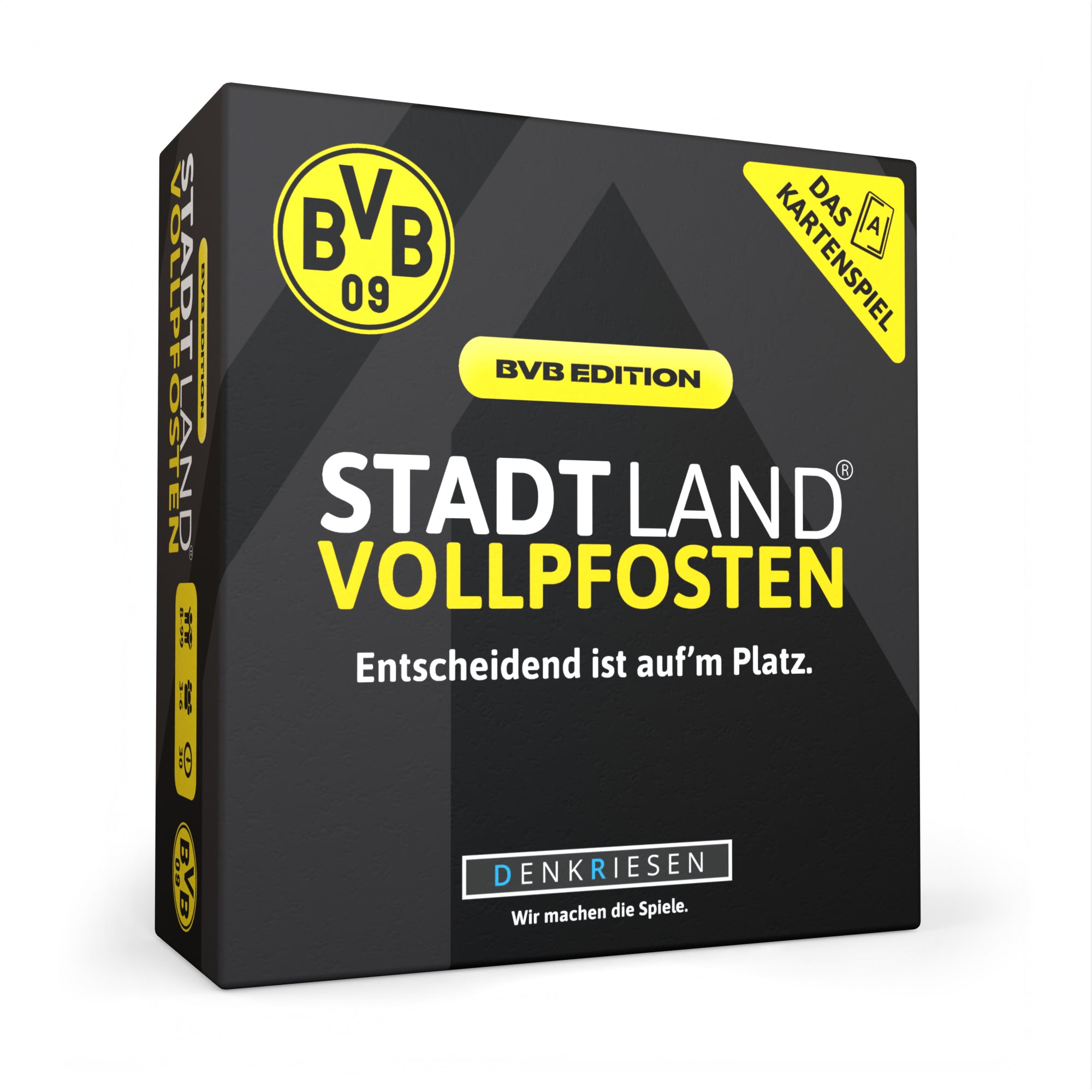 Stadt Land Vollpfosten® BVB Edition – "Entscheidend ist auf'm Platz." | Das Kartenspiel
