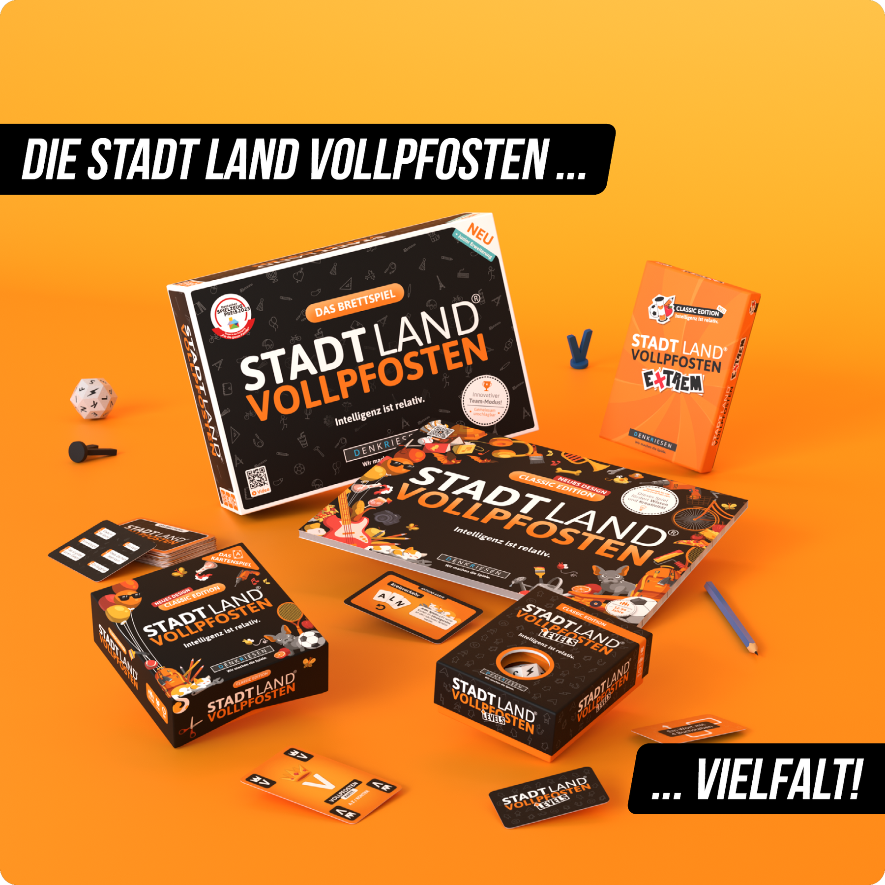 Stadt Land Vollpfosten® Spielblock | Eintracht Frankfurt Edition