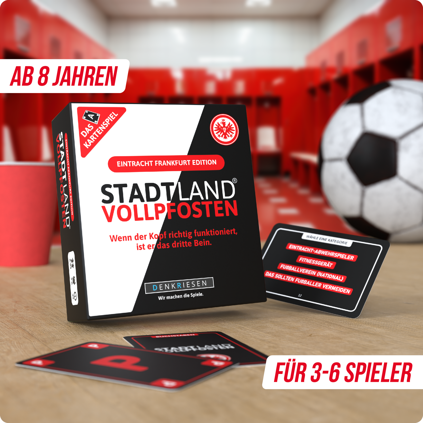 Stadt Land Vollpfosten® Kartenspiel | Eintracht Frankfurt Edition