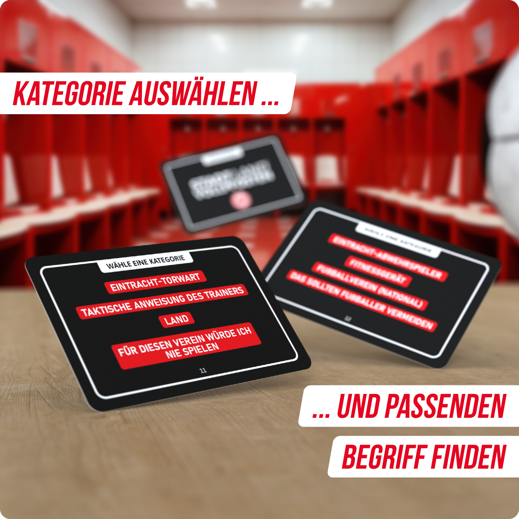 Stadt Land Vollpfosten® Kartenspiel | Eintracht Frankfurt Edition