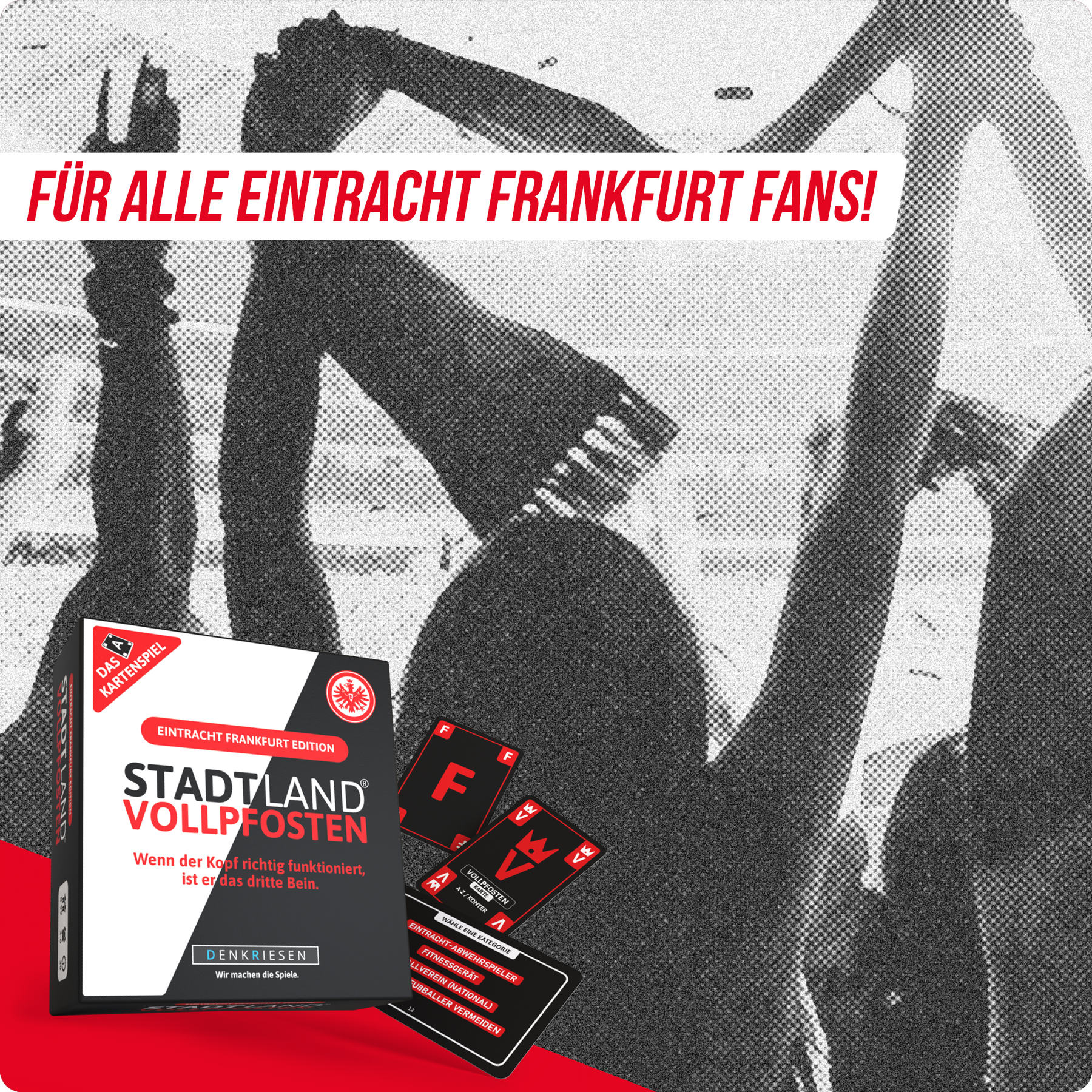 Stadt Land Vollpfosten® Kartenspiel | Eintracht Frankfurt Edition