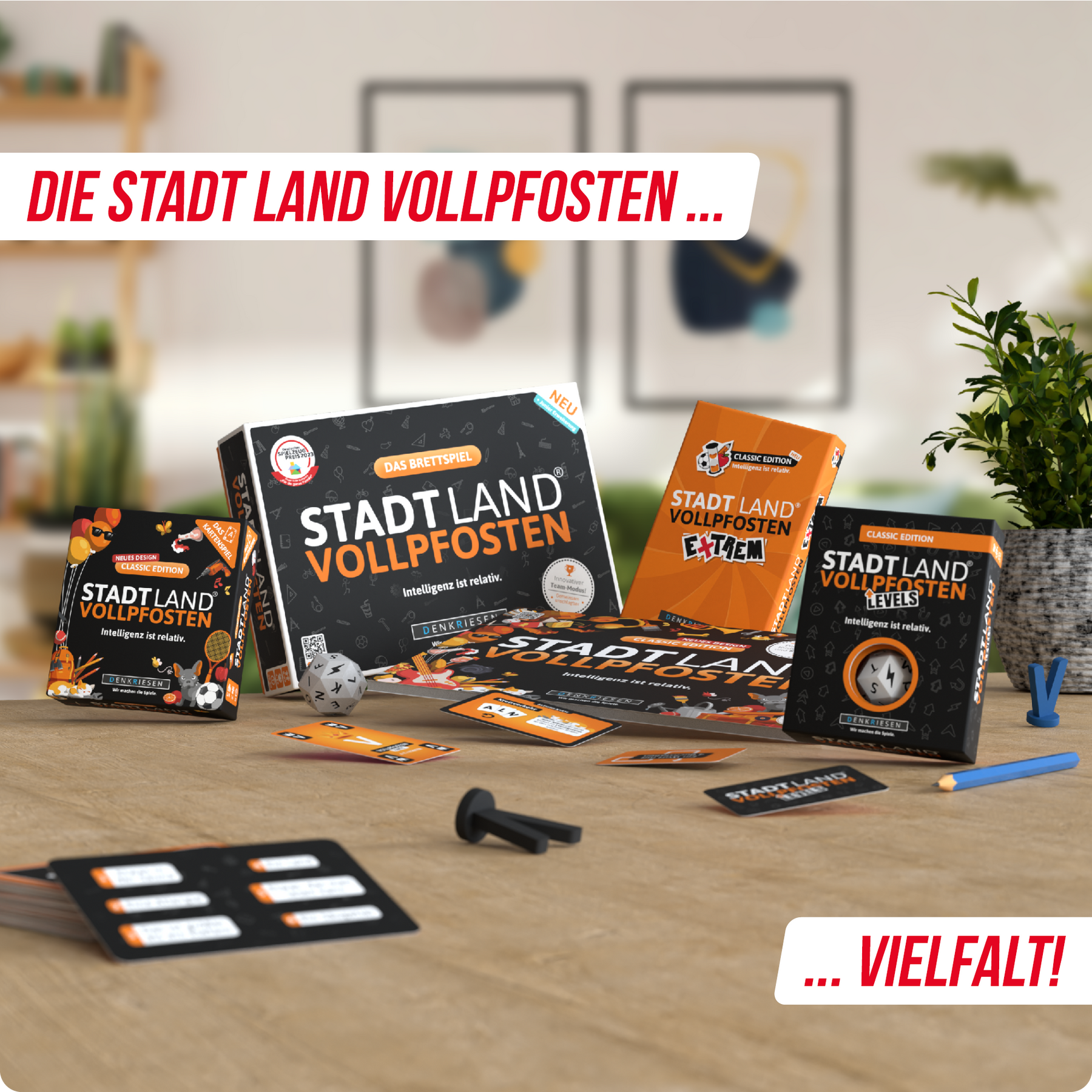 Stadt Land Vollpfosten® Kartenspiel | Eintracht Frankfurt Edition
