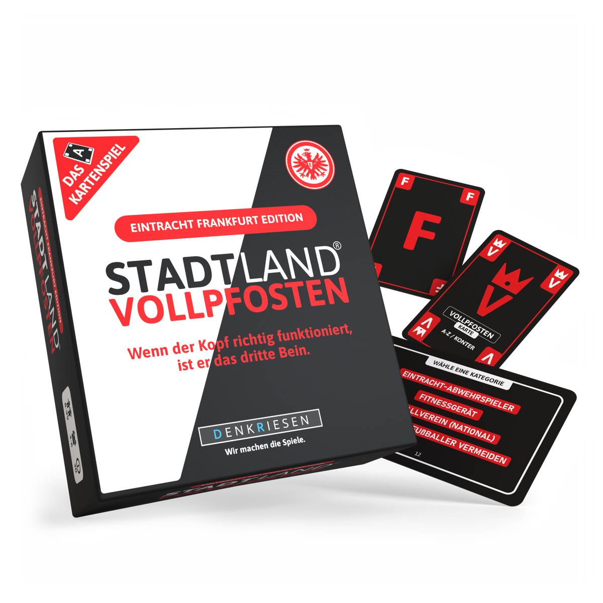 Stadt Land Vollpfosten® Kartenspiel | Eintracht Frankfurt Edition