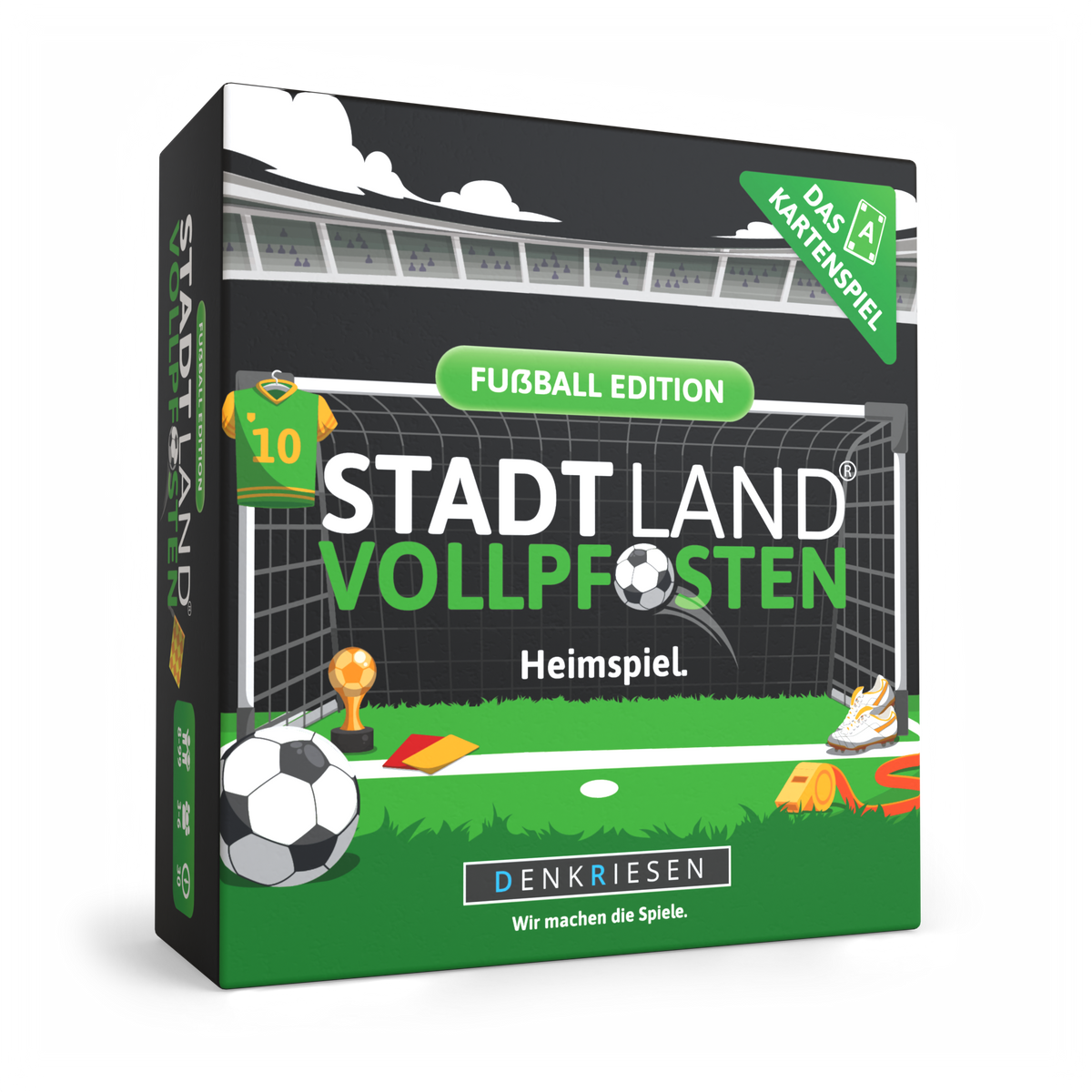 Stadt Land Vollpfosten® Kartenspiel | Fußball Edition