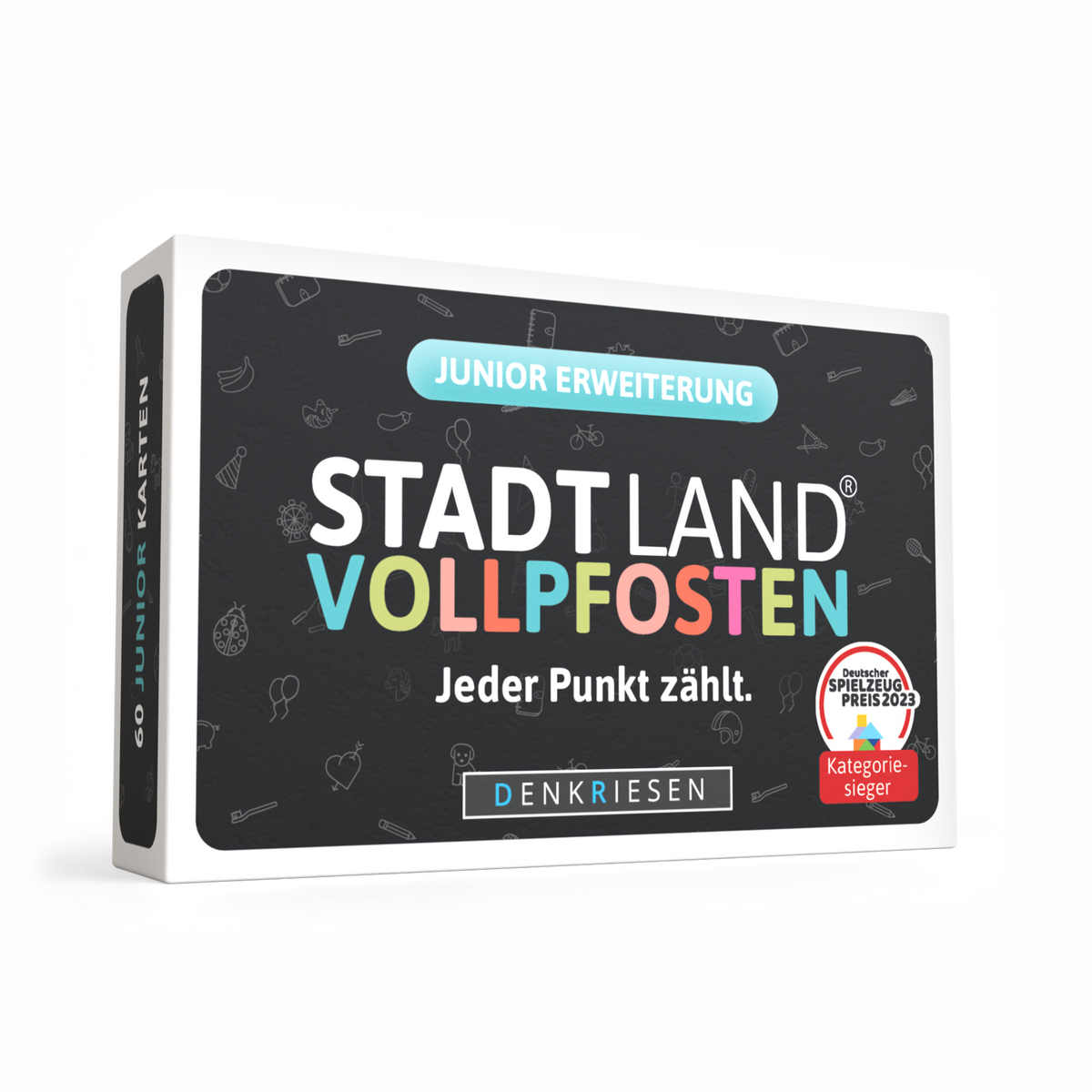 Stadt Land Vollpfosten® Das Brettspiel | Junior Erweiterung