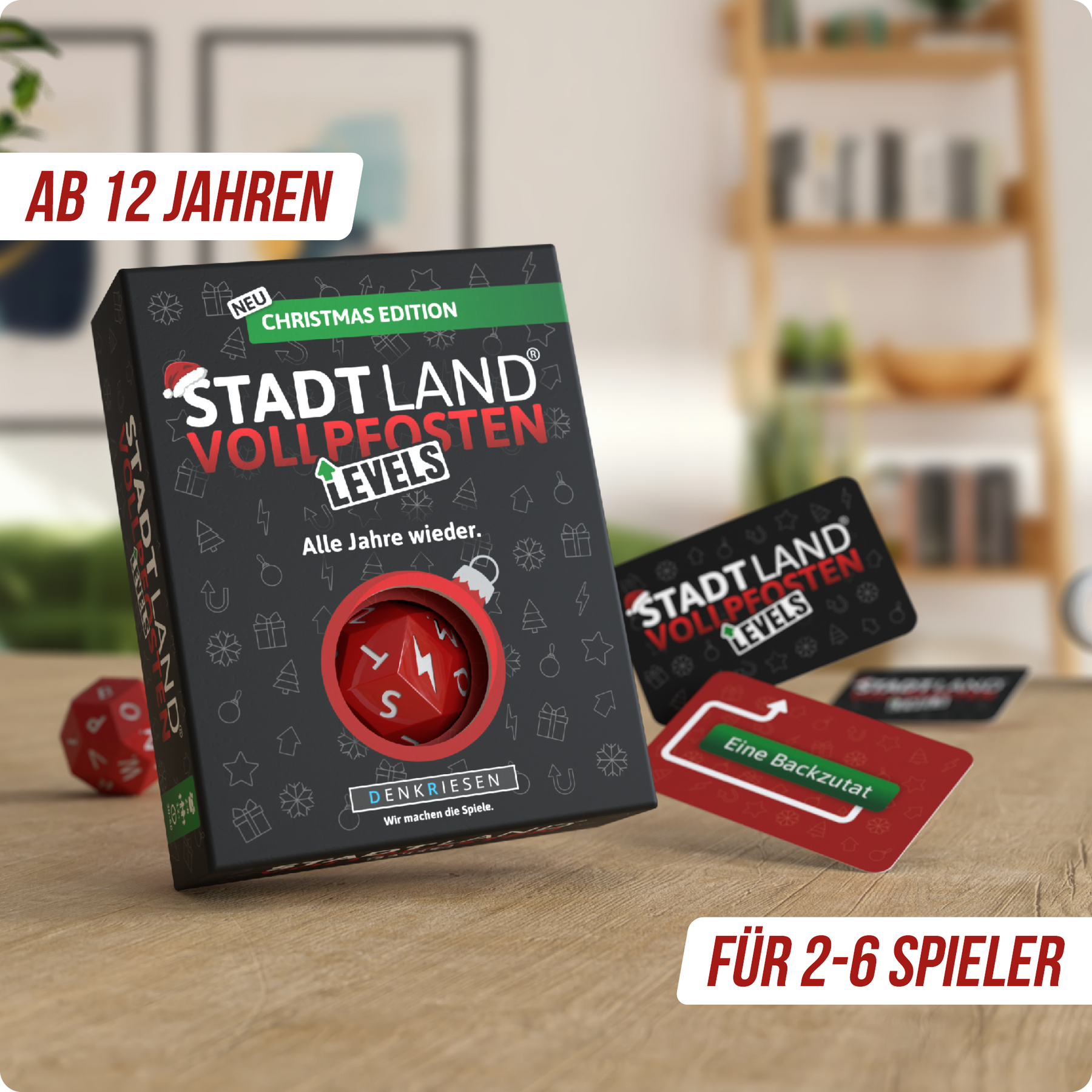 Stadt Land Vollpfosten® Levels | Christmas Edition