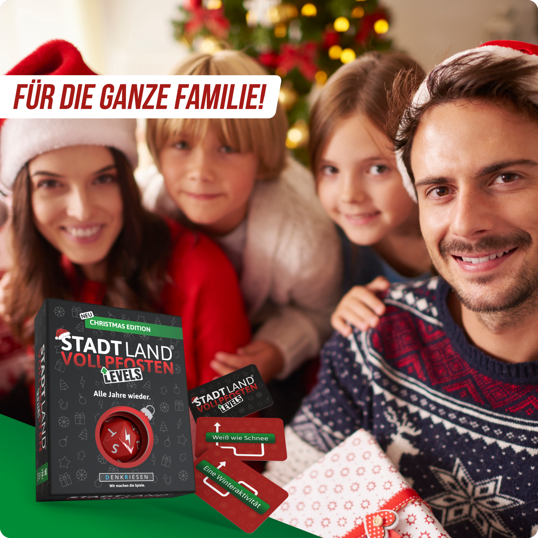 Stadt Land Vollpfosten® Levels | Christmas Edition