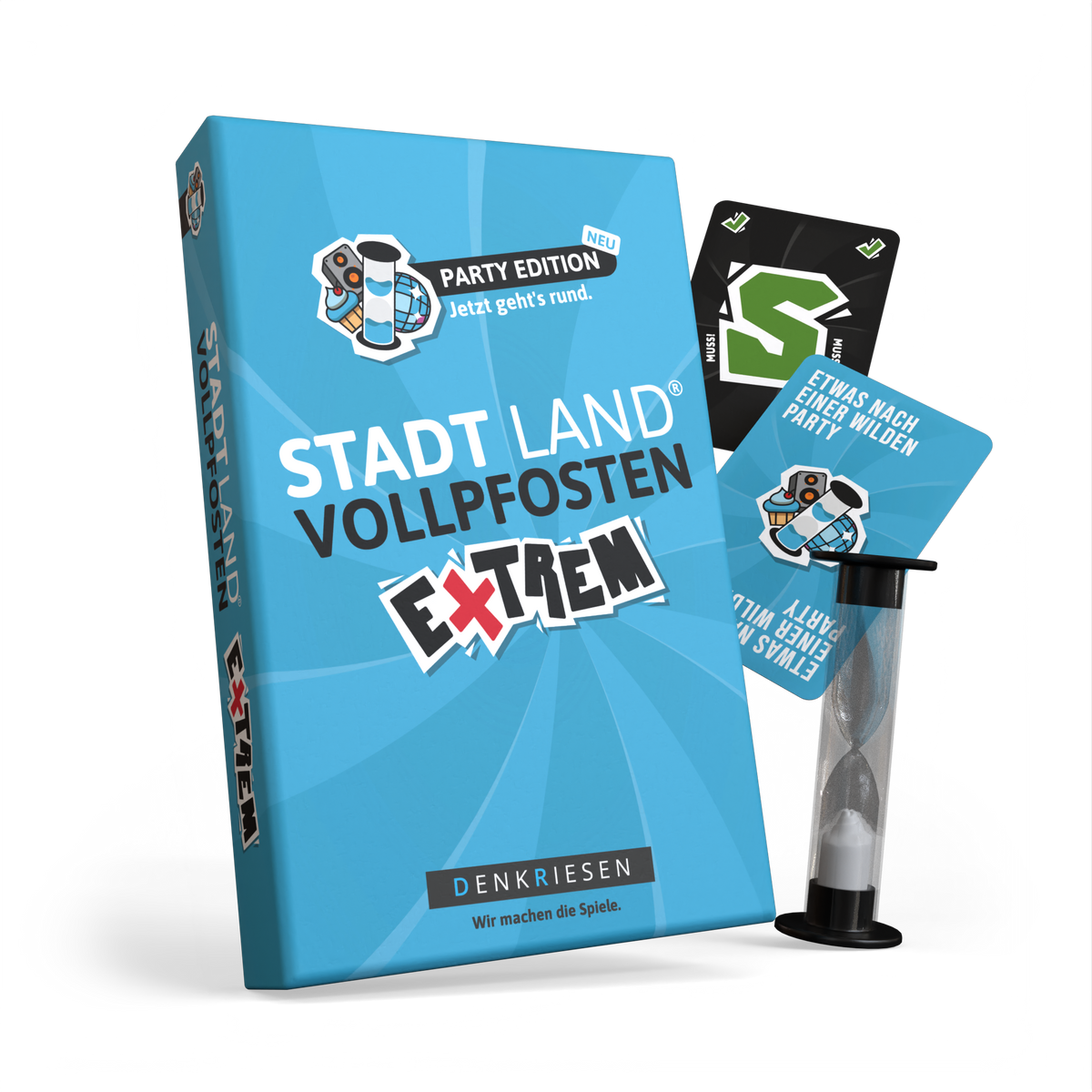 Stadt Land Vollpfosten® | Extrem - Party Edition