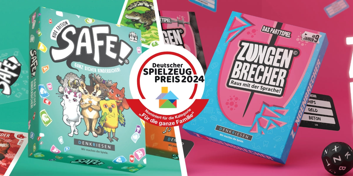 SAFE!® - Kids Edition und Zungenbrecher© für den Deutschen Spielzeugpreis 2024 nominiert