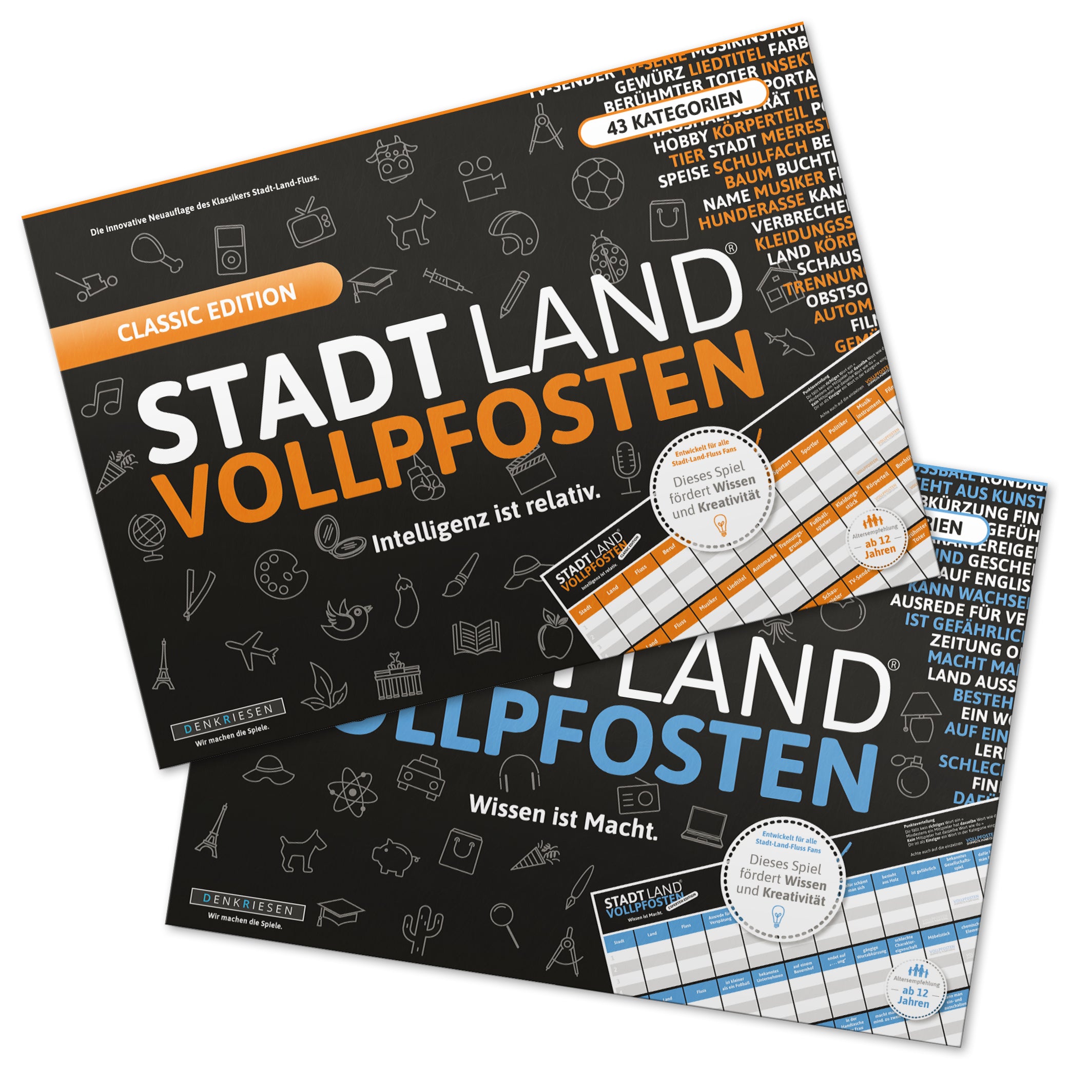 Spar-Set Merle - STADT LAND VOLLPFOSTEN® - A3-DOPPELPACK - SLV + SLV "EXPERTEN Edition"