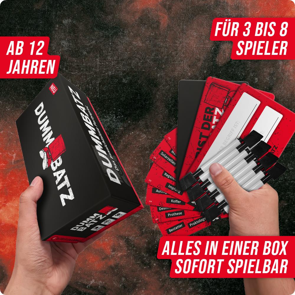 PARTYFIEBER - DUMMBATZ "Das aussichtslose Partyspiel"