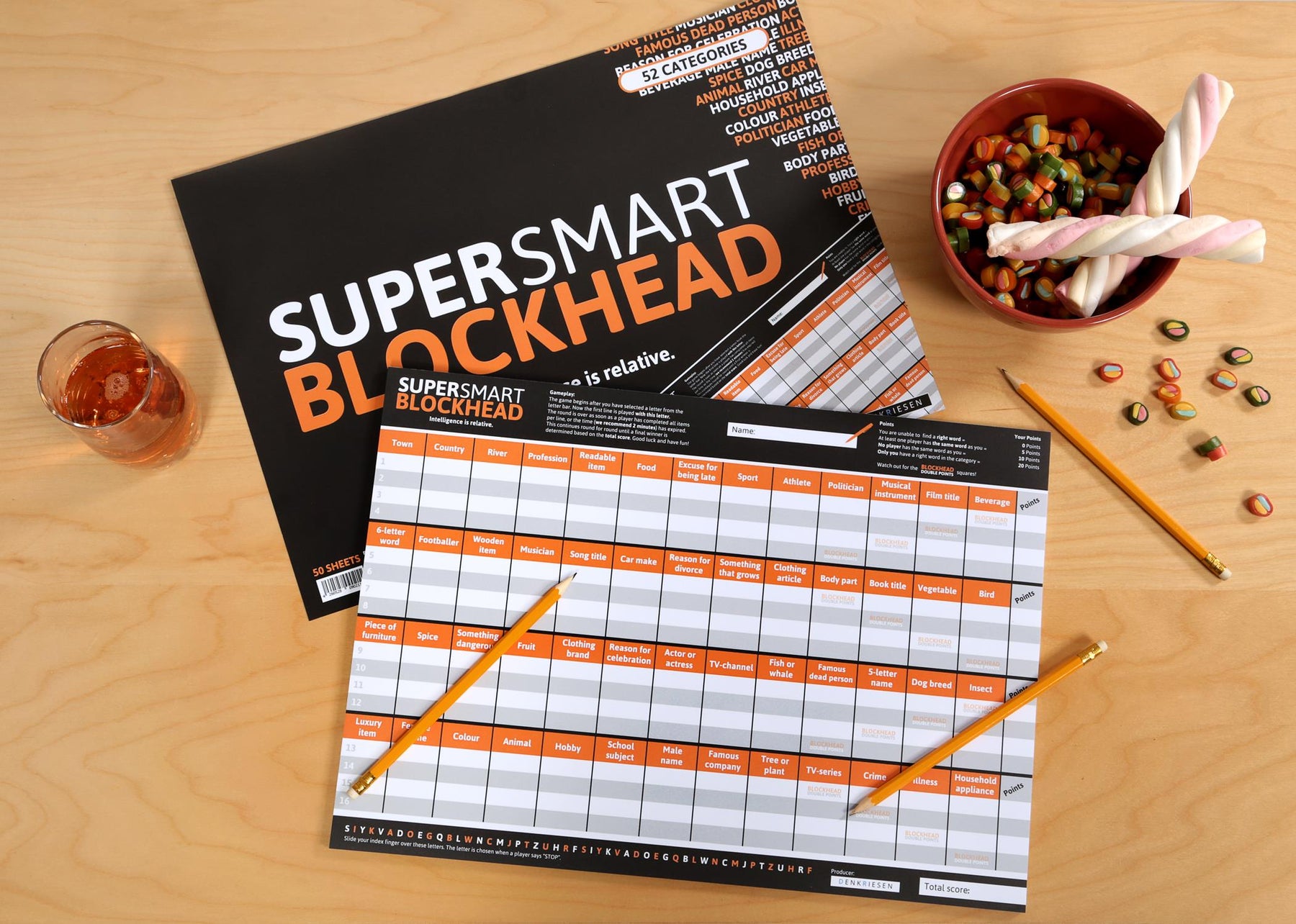 Super Smart Blockhead A3 Game Pad | English
