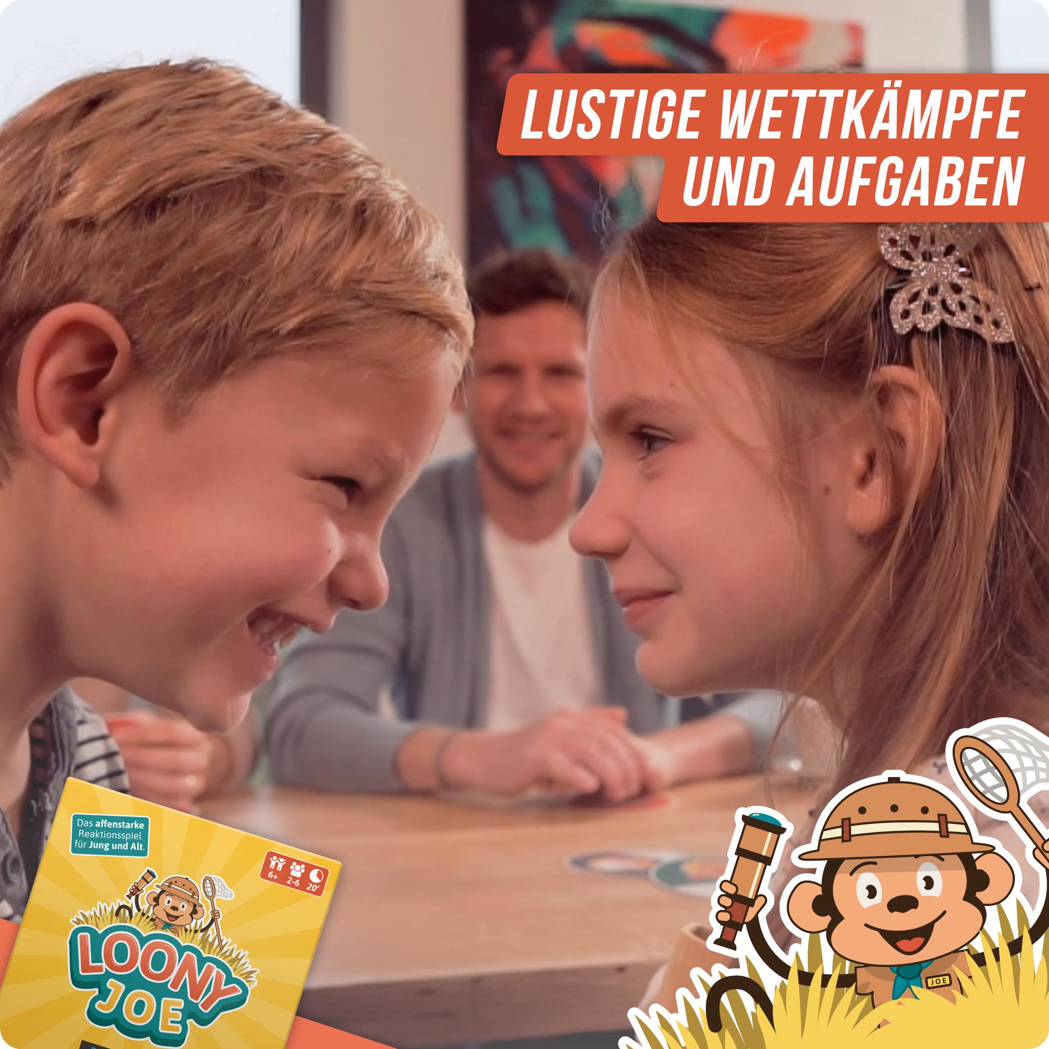 LOONY JOE® "Das affenstarke Reaktionsspiel für Jung und Alt"
