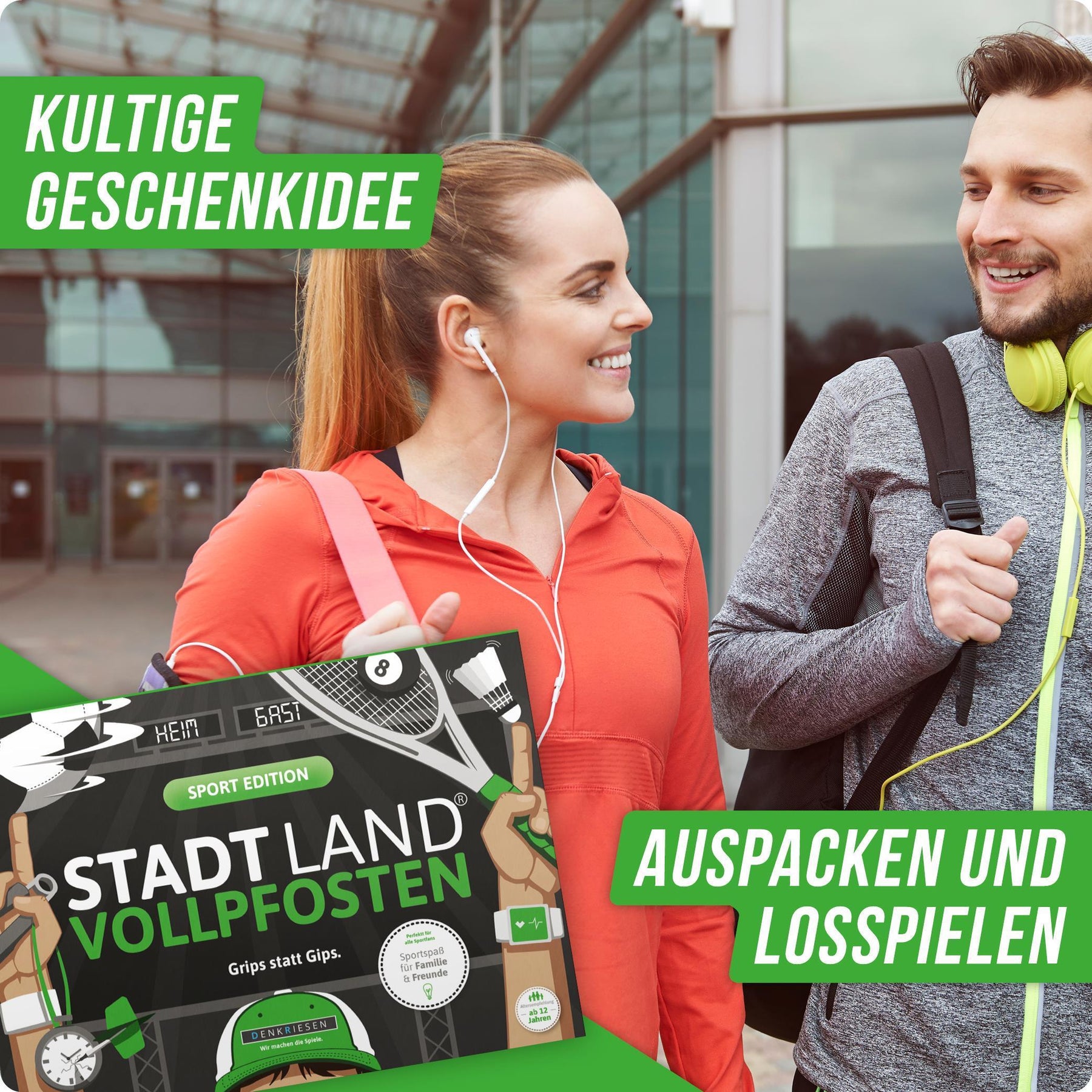 Stadt Land Vollpfosten® Spielblock | Sport Edition