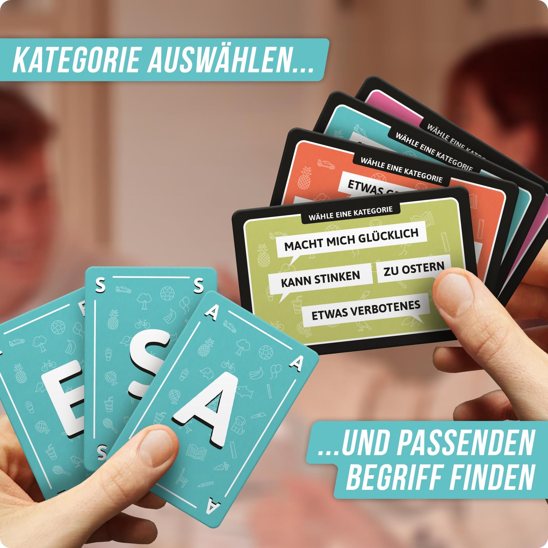 Stadt Land Vollpfosten® Kartenspiel | Junior Edition