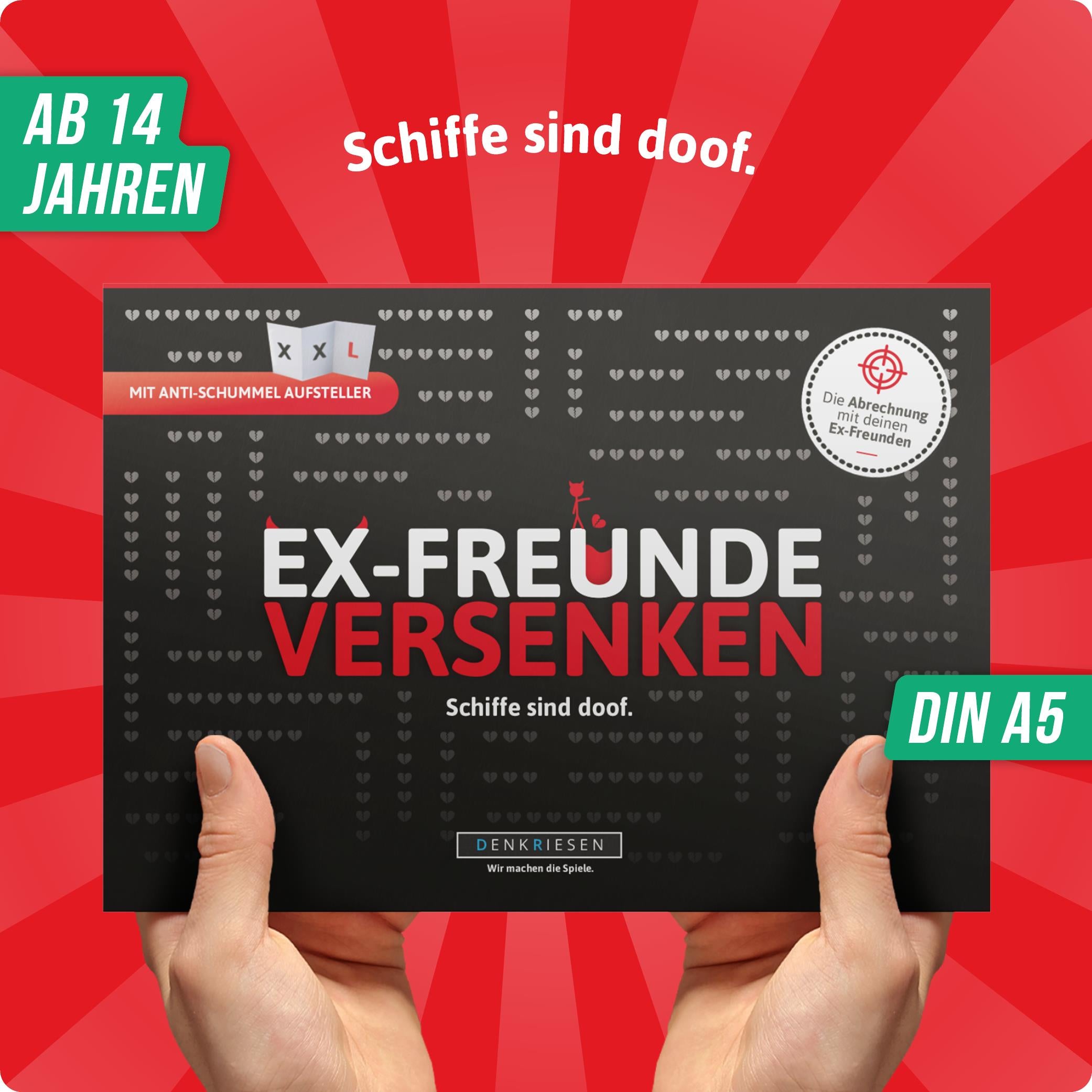 EX-FREUNDE VERSENKEN "Schiffe sind doof" - Schiffe versenken neu aufgelegt