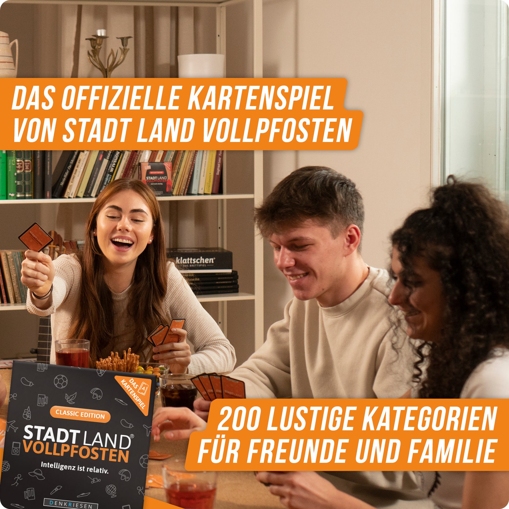 Spar-Set Christina - JAMMERLAPPEN + STADT-LAND VOLLPFOSTEN Kartenspiel Classic Edition