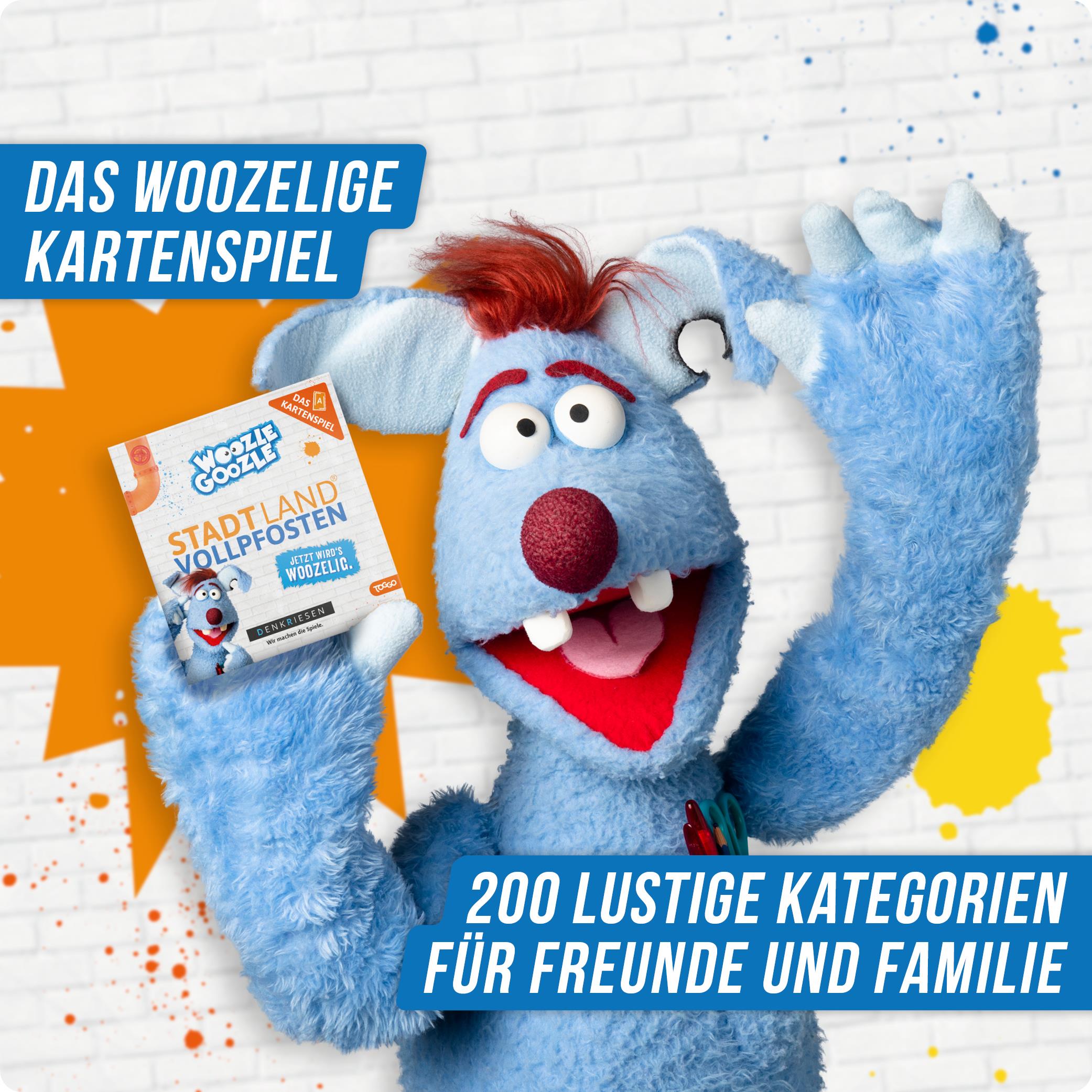 STADT LAND VOLLPFOSTEN® – Das Kartenspiel – WOOZLE GOOZLE EDITION "Jetzt wird's woozelig."