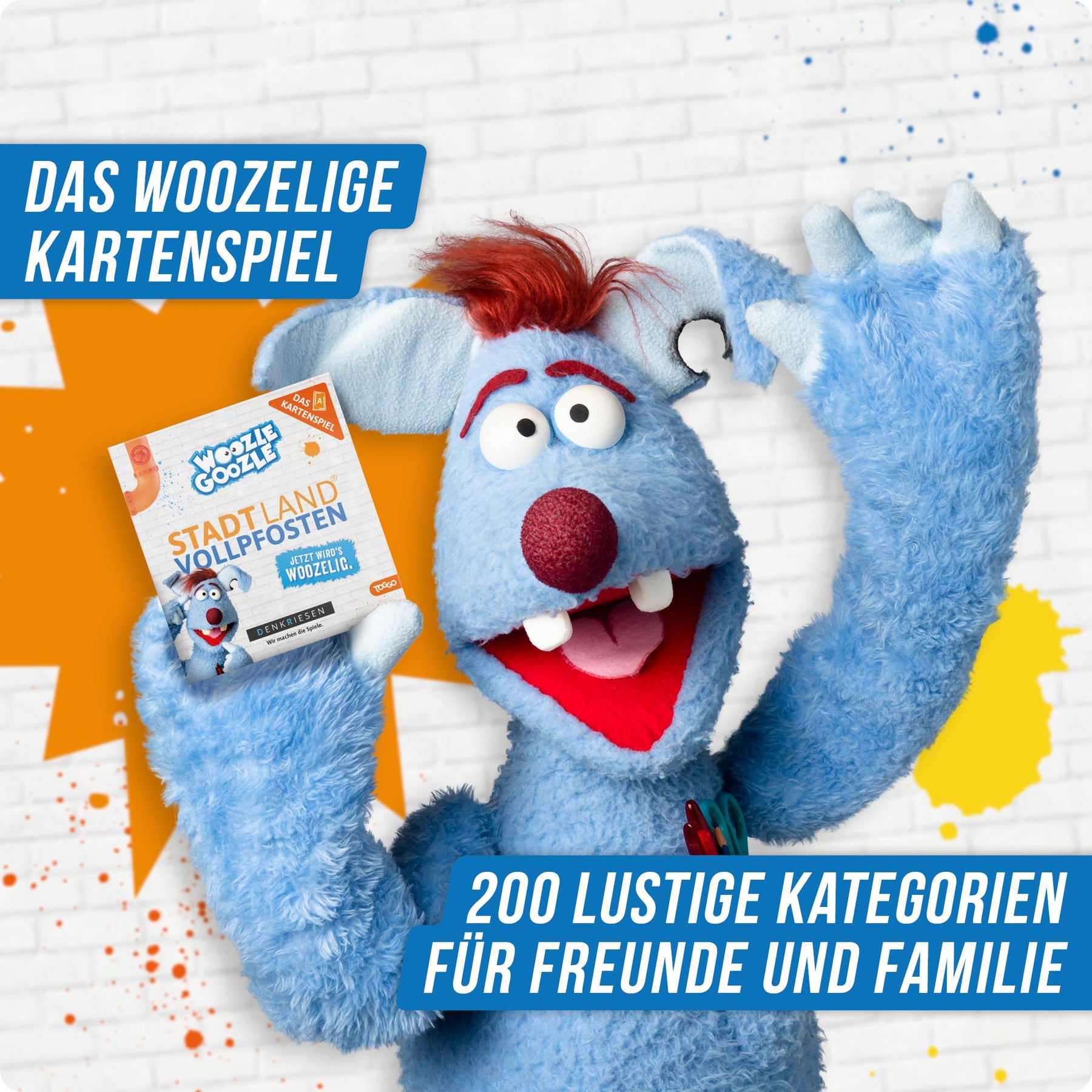 Stadt Land Vollpfosten® Kartenspiel | Woozle Goozle Edition