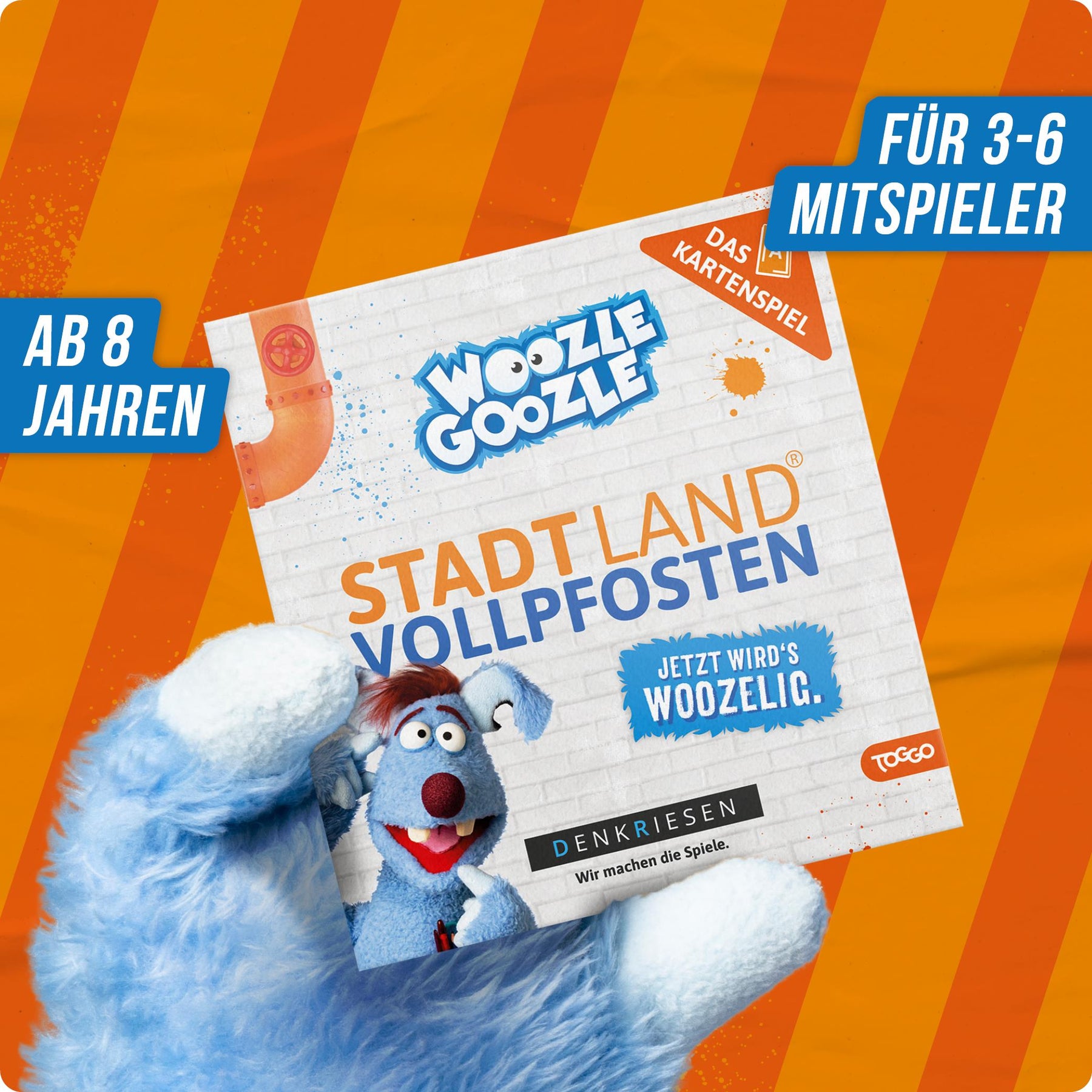 Stadt Land Vollpfosten® Kartenspiel | Woozle Goozle Edition