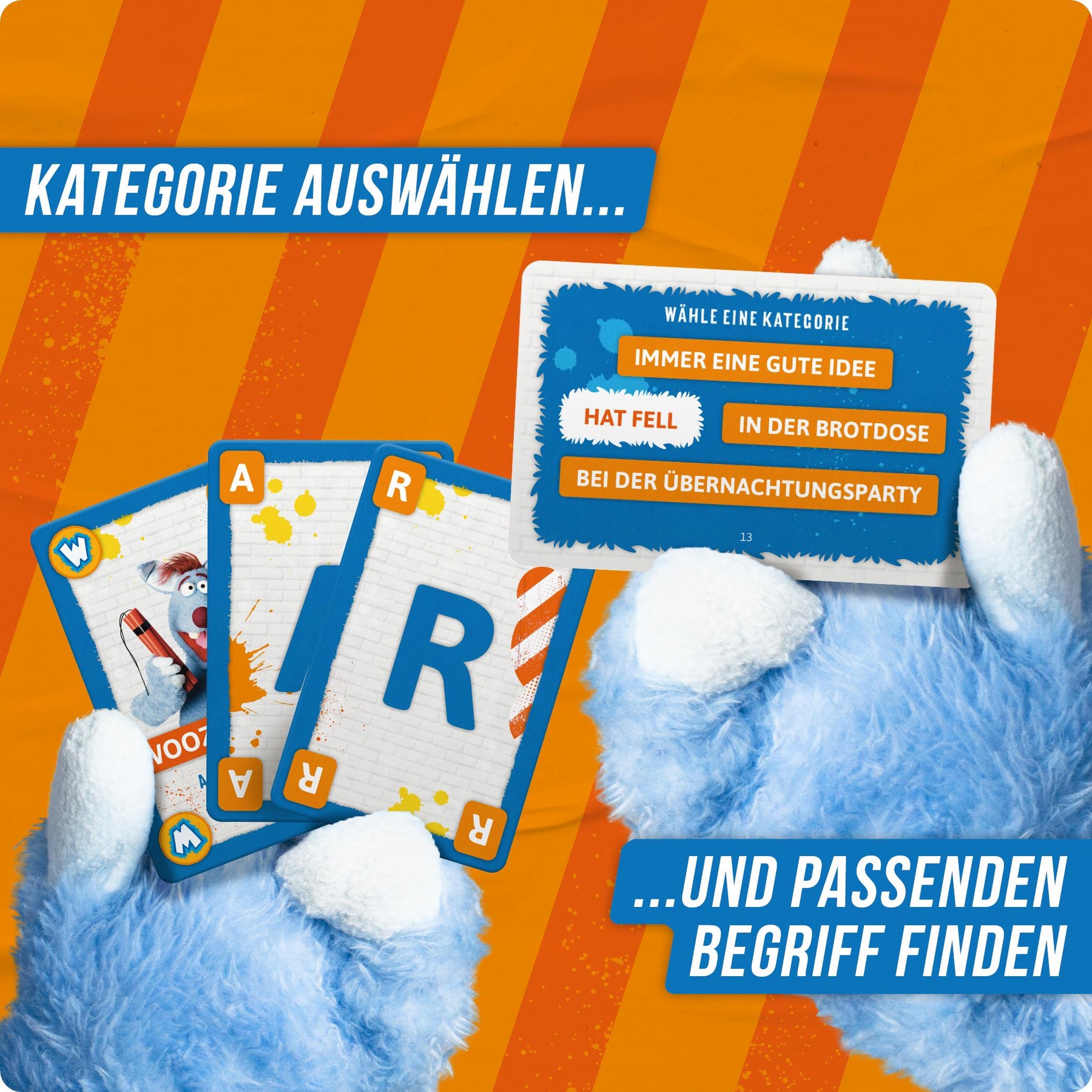 Stadt Land Vollpfosten® Kartenspiel | Woozle Goozle Edition