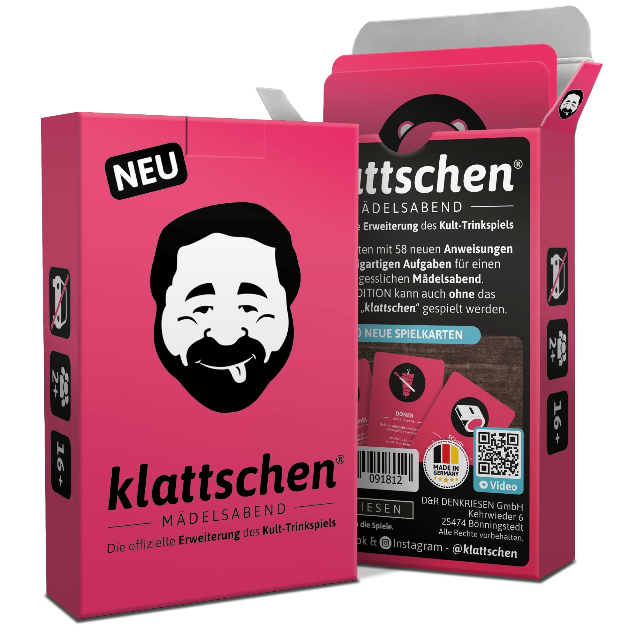 klattschen® | Mädelsabend – "Die offizielle Erweiterung des Kult-Trinkspiels."