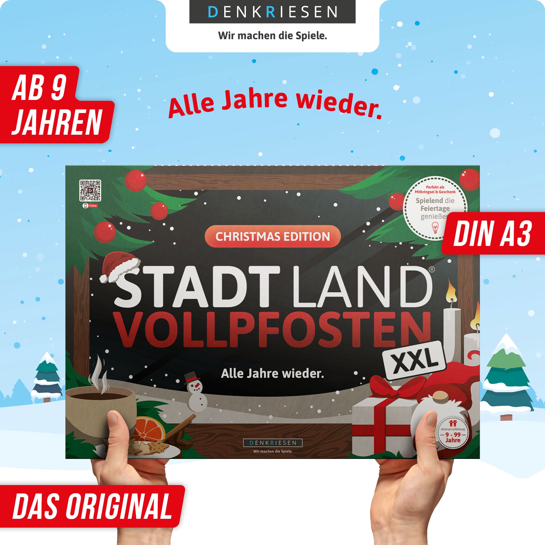 STADT LAND VOLLPFOSTEN® - CHRISTMAS EDITION - "Alle Jahre wieder." - A3