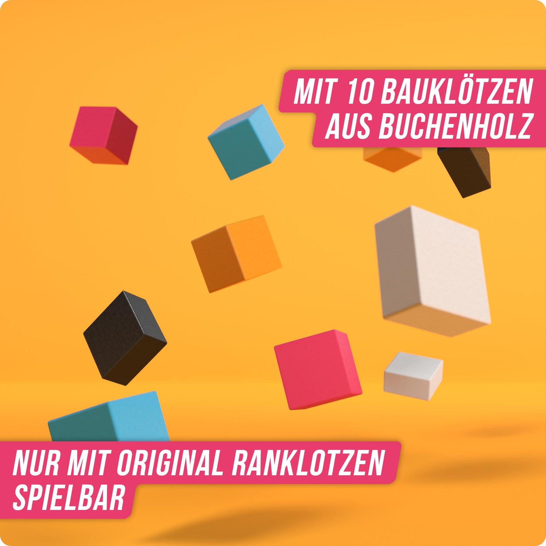 RANKLOTZEN® - Auf Die Klötze, Fertig, Los! - 6 Spieler Edition: Stacking Game For Family & Friends