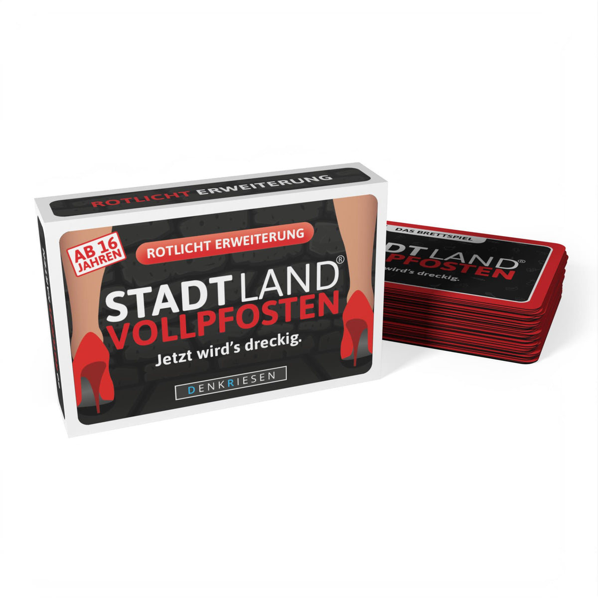 Stadt Land Vollpfosten® Das Brettspiel | Rotlicht Erweiterung
