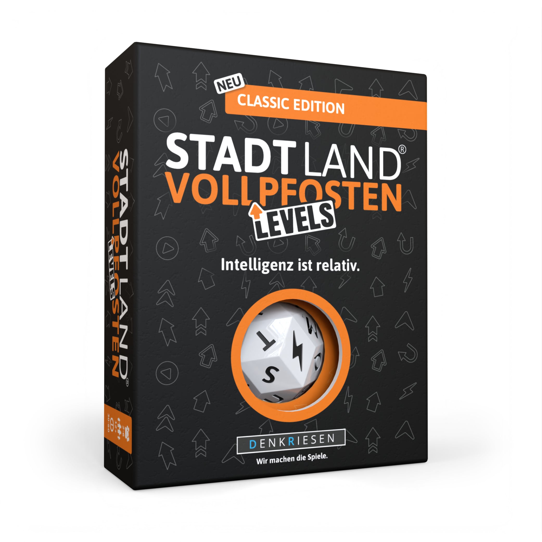 Stadt Land Vollpfosten® Classic Edition – "Intelligenz ist relativ." | Levels