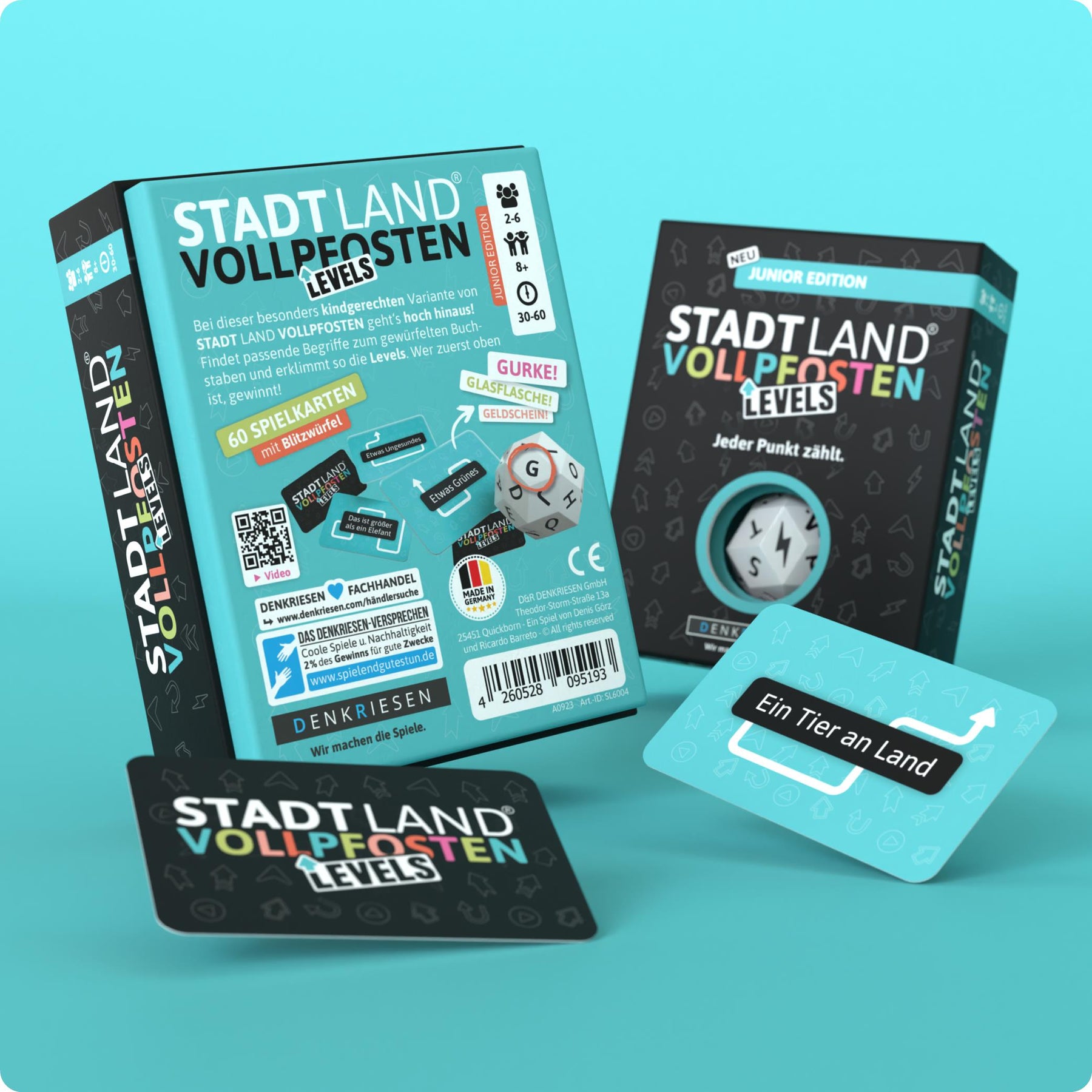 Stadt Land Vollpfosten® Levels | Junior Edition
