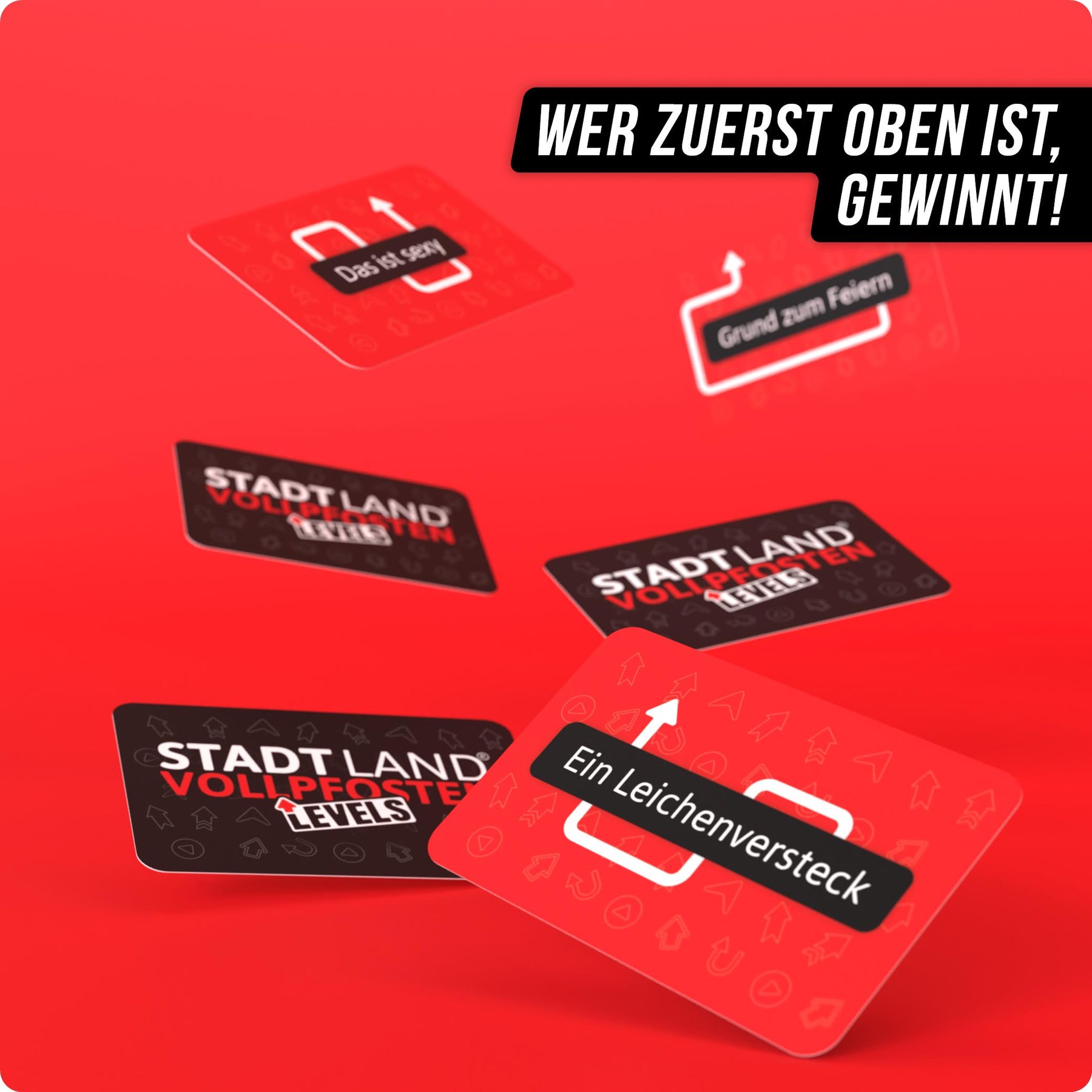 Stadt Land Vollpfosten® Levels | Rotlicht Edition