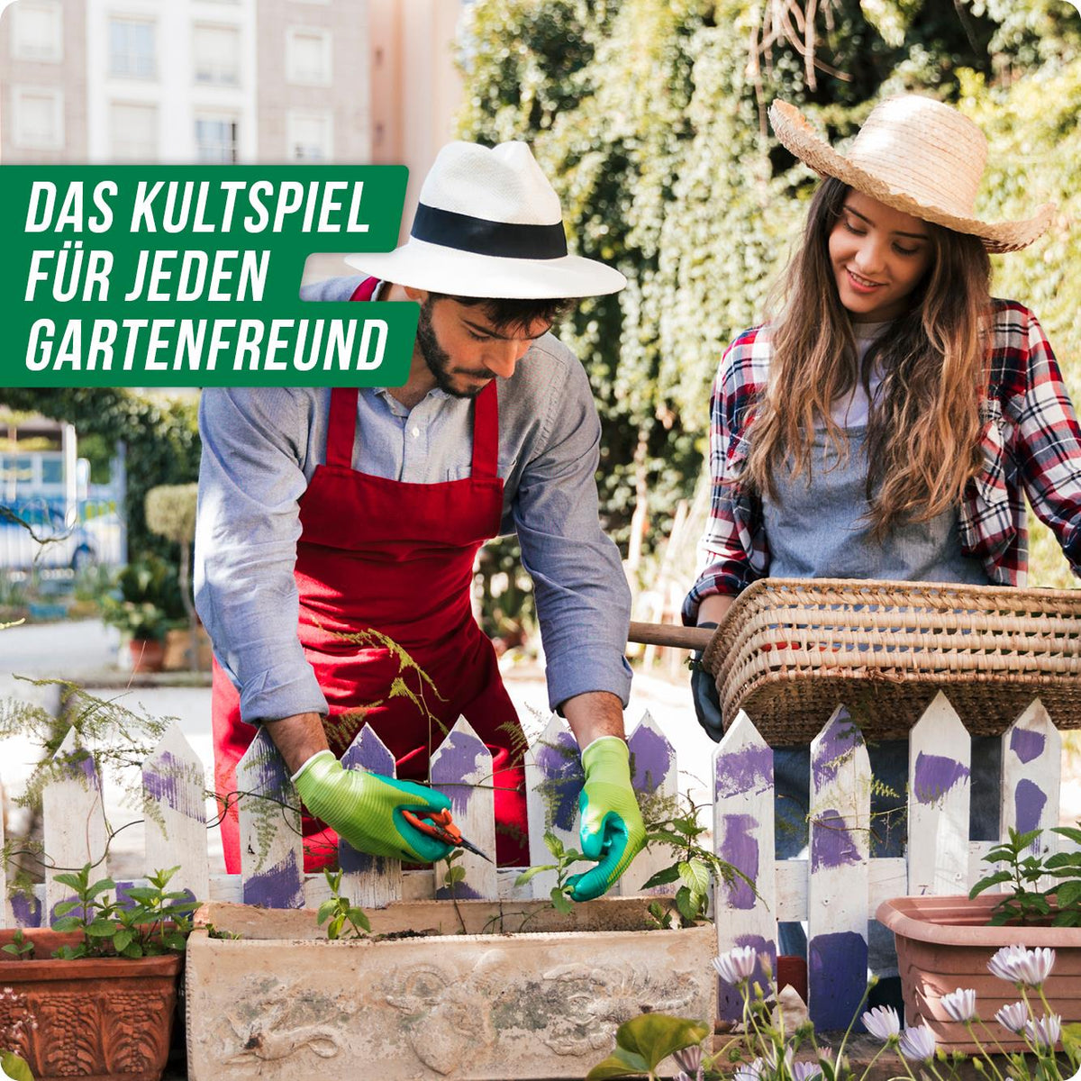 Stadt Land Vollpfosten® Spielblock | Garten Edition