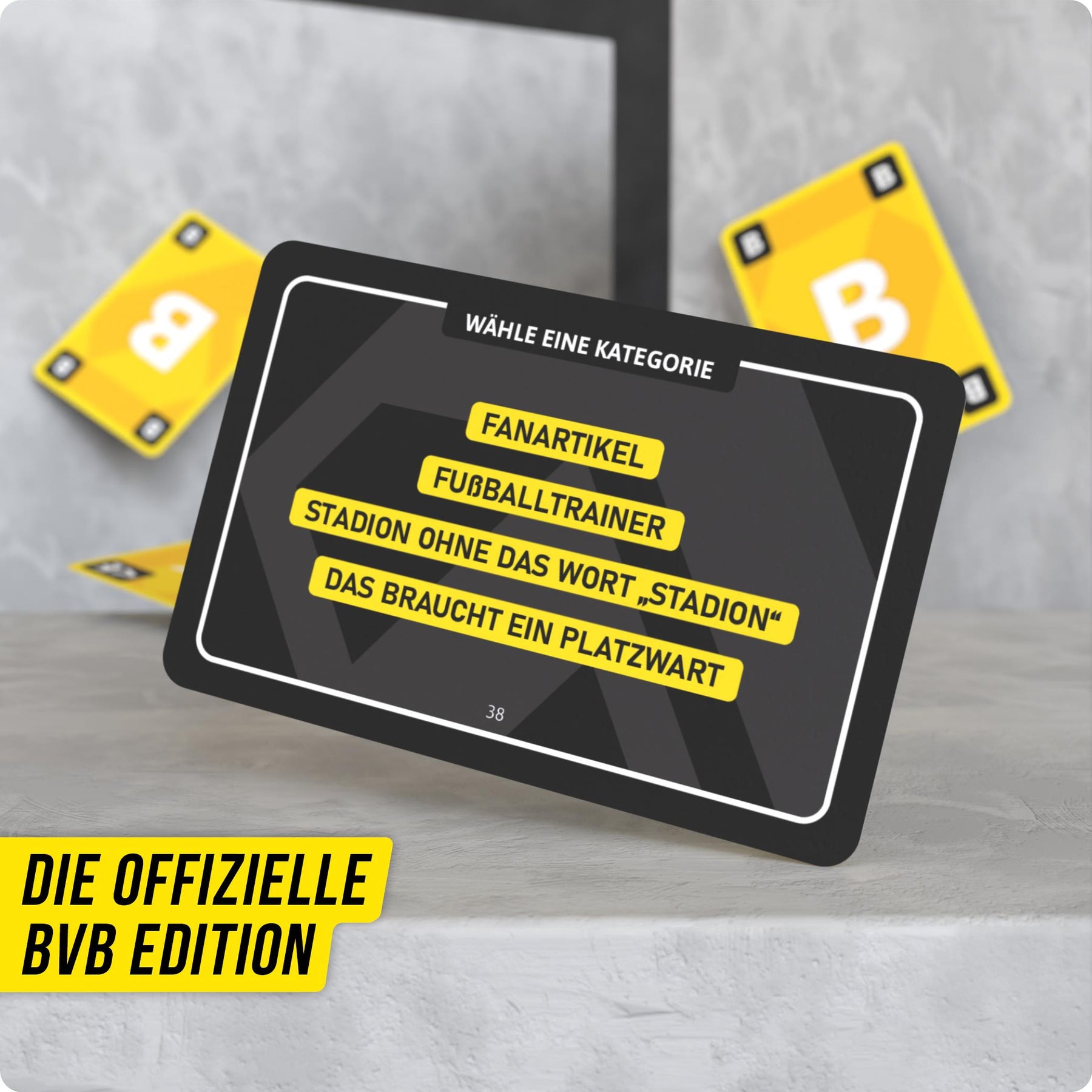 Stadt Land Vollpfosten® Kartenspiel | BVB Edition