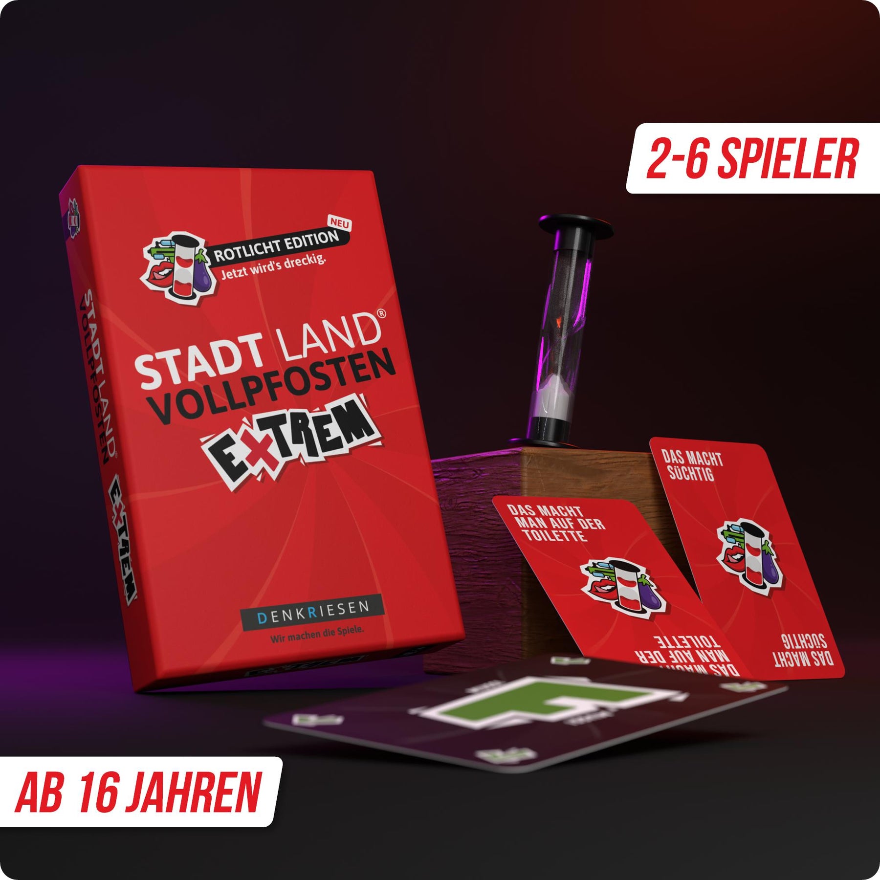 Stadt Land Vollpfosten® Extrem | Rotlicht Edition